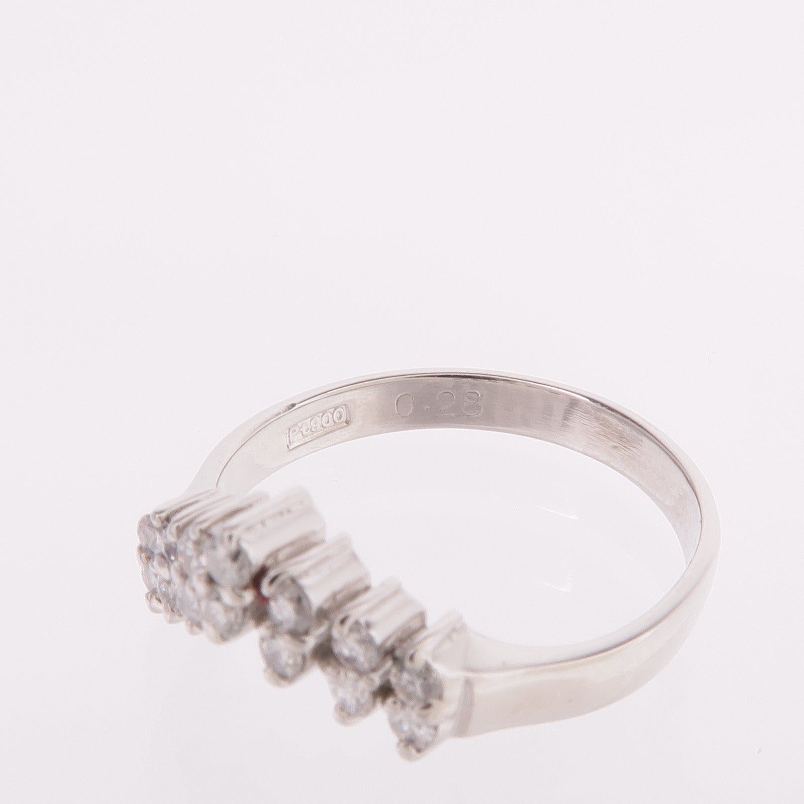 JEWELRY 【激減優惠】PT900鉑金Diamond Ring鑽石戒指US#6