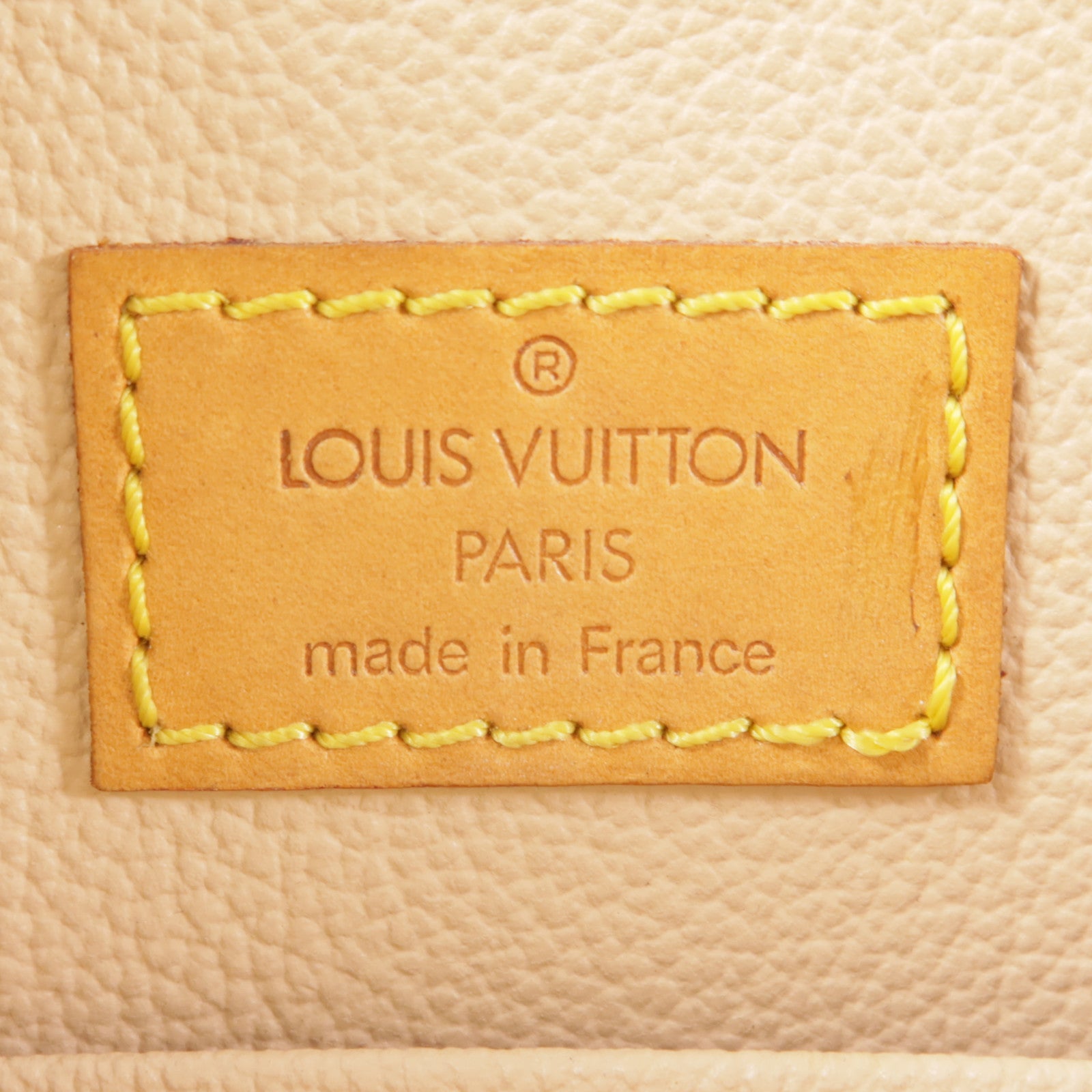 LOUIS VUITTON Monogram Sac Plat金扣手挽袋