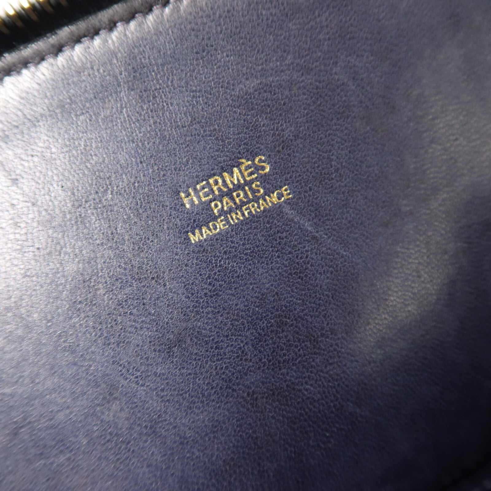 HERMES Epsom皮革Bolide 35手挽肩背兩用袋Bleu Saphir