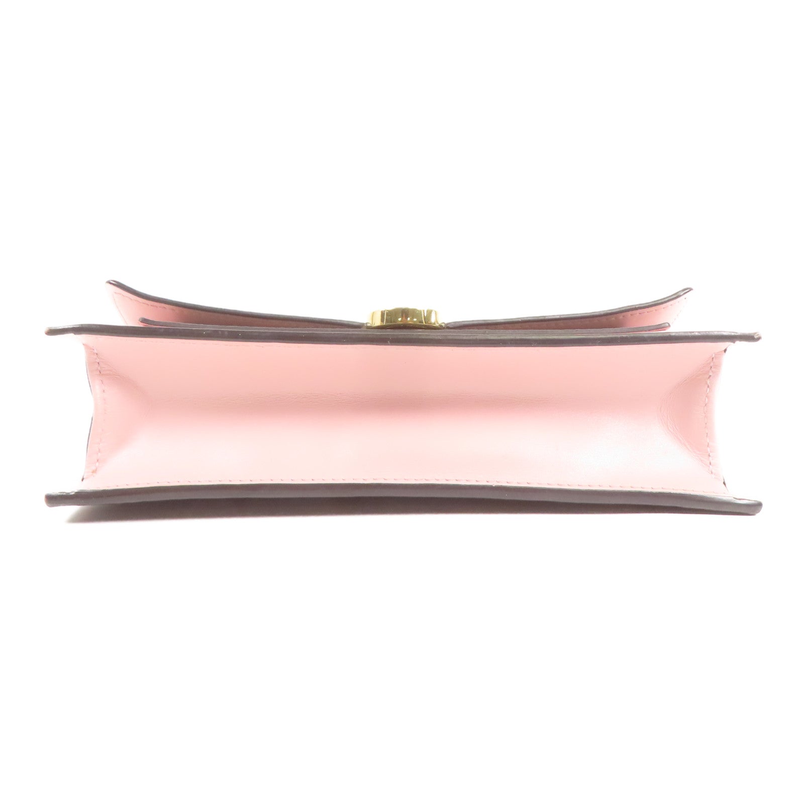 LOUIS VUITTON LV Flore Chain Wallet Shoulder Bag M67405 Monogram Brown Pink