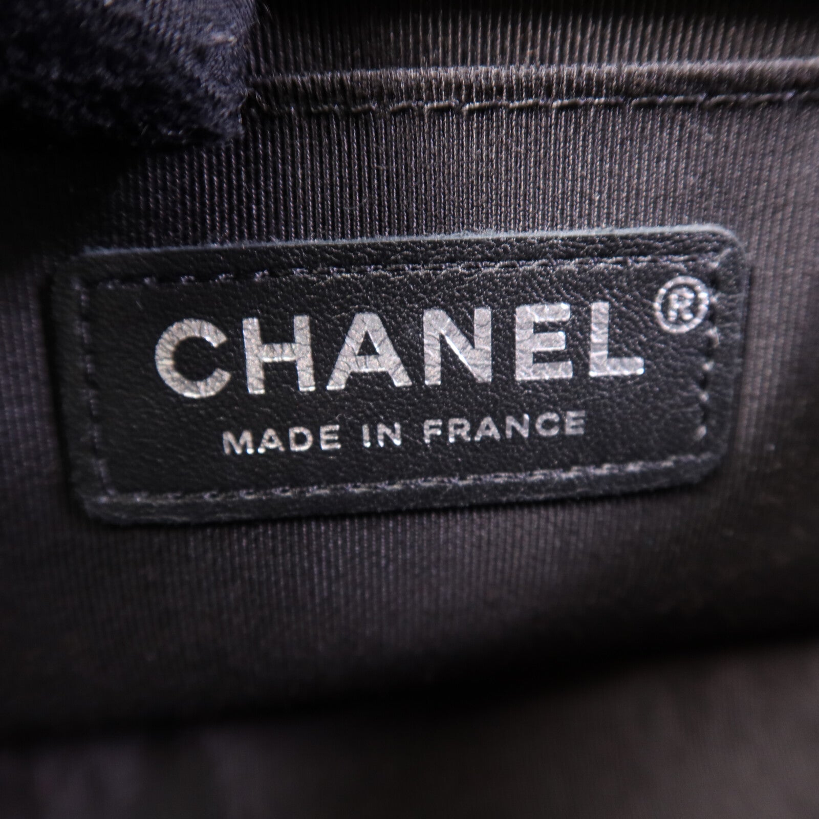 CHANEL 【激減優惠】羊皮皮革Boy 20銀扣鏈帶肩背袋