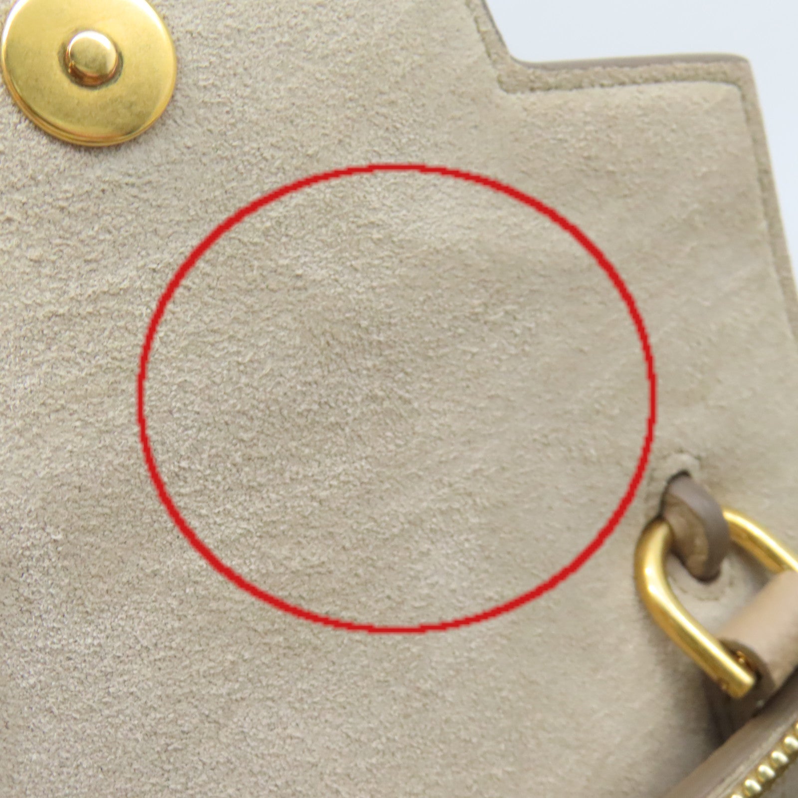 CELINE 牛皮皮革Mini Belt Bag 2Way Shoulder Bag金扣手挽肩背兩用袋杏色
