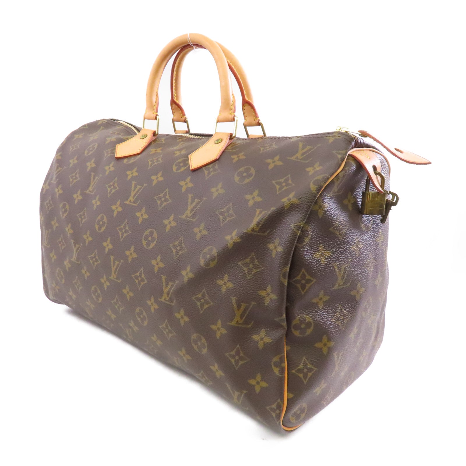 LOUIS VUITTON 【激減優惠】Monogram Speedy 40金扣手挽袋棕色