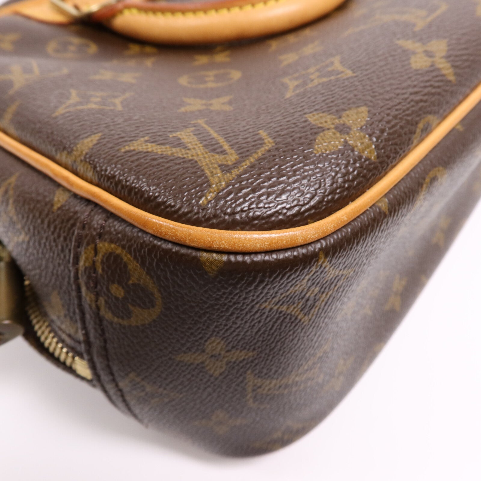 LOUIS VUITTON 【激減優惠】Monogram Trouville PM金扣手挽袋