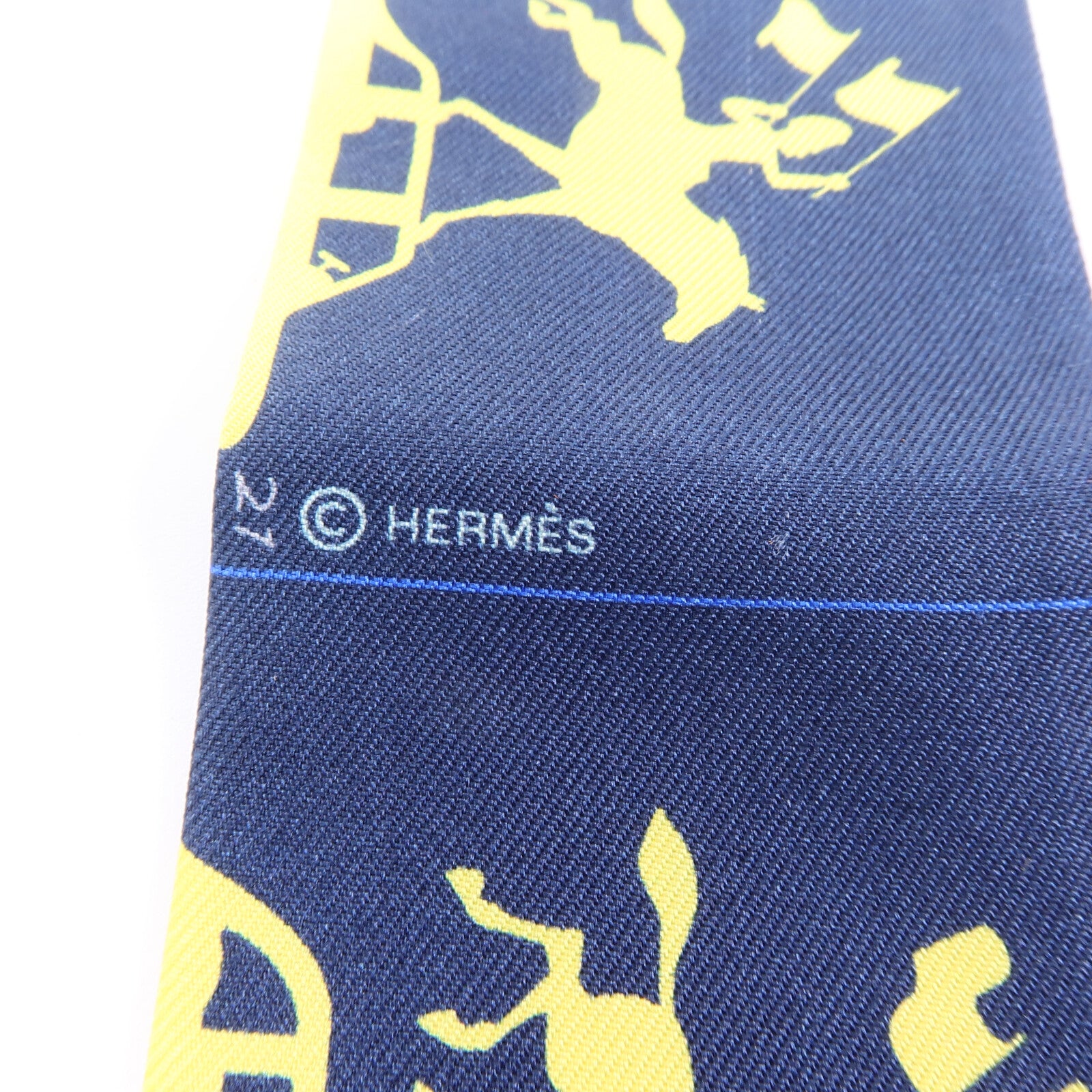 HERMES 絲質Twilly絲巾