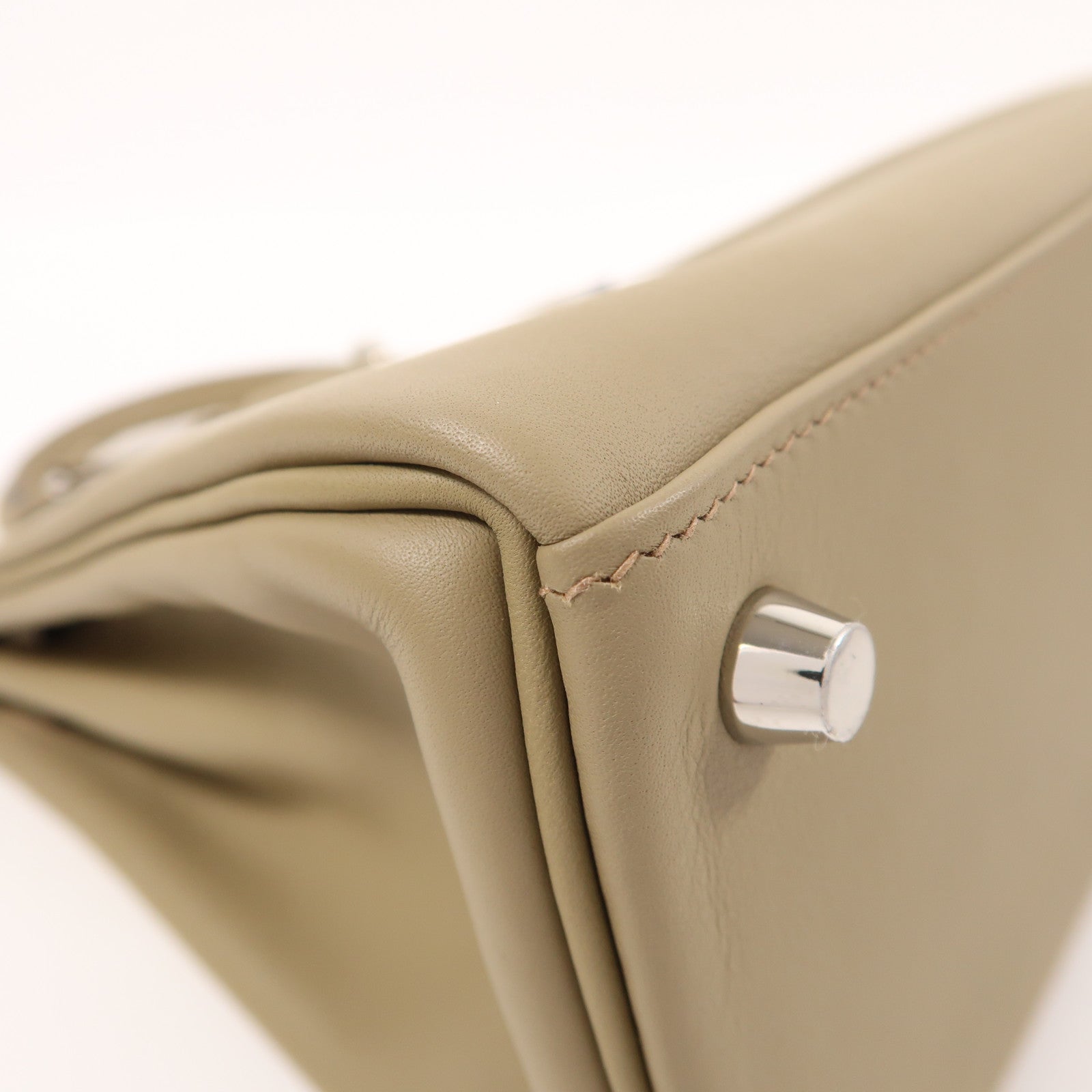 HERMES Swift皮革Kelly 25銀扣手挽肩背兩用袋