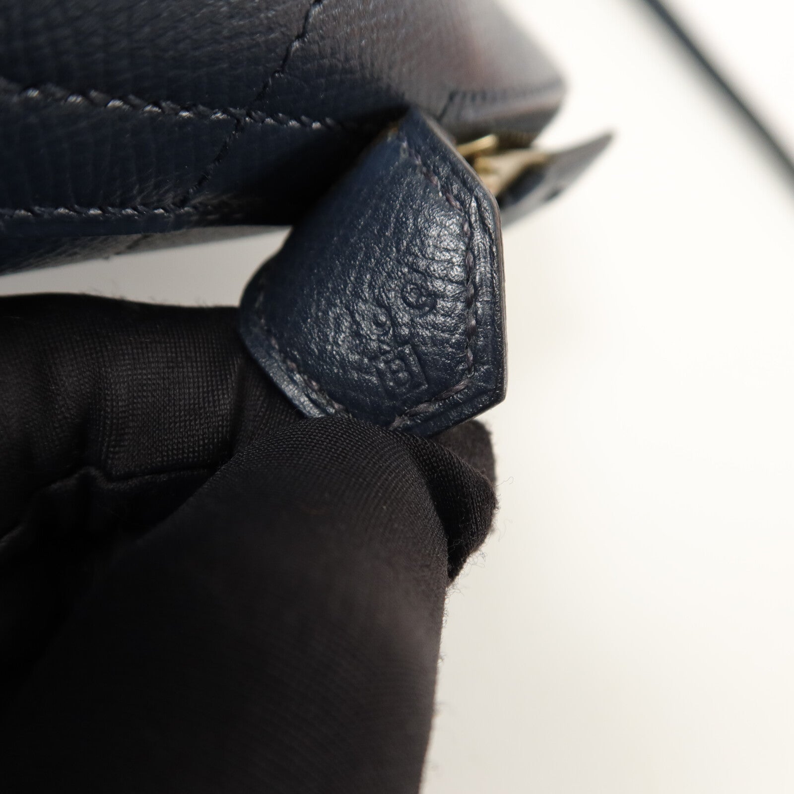 HERMES Epsom皮革Bolide 35手挽肩背兩用袋Bleu Saphir