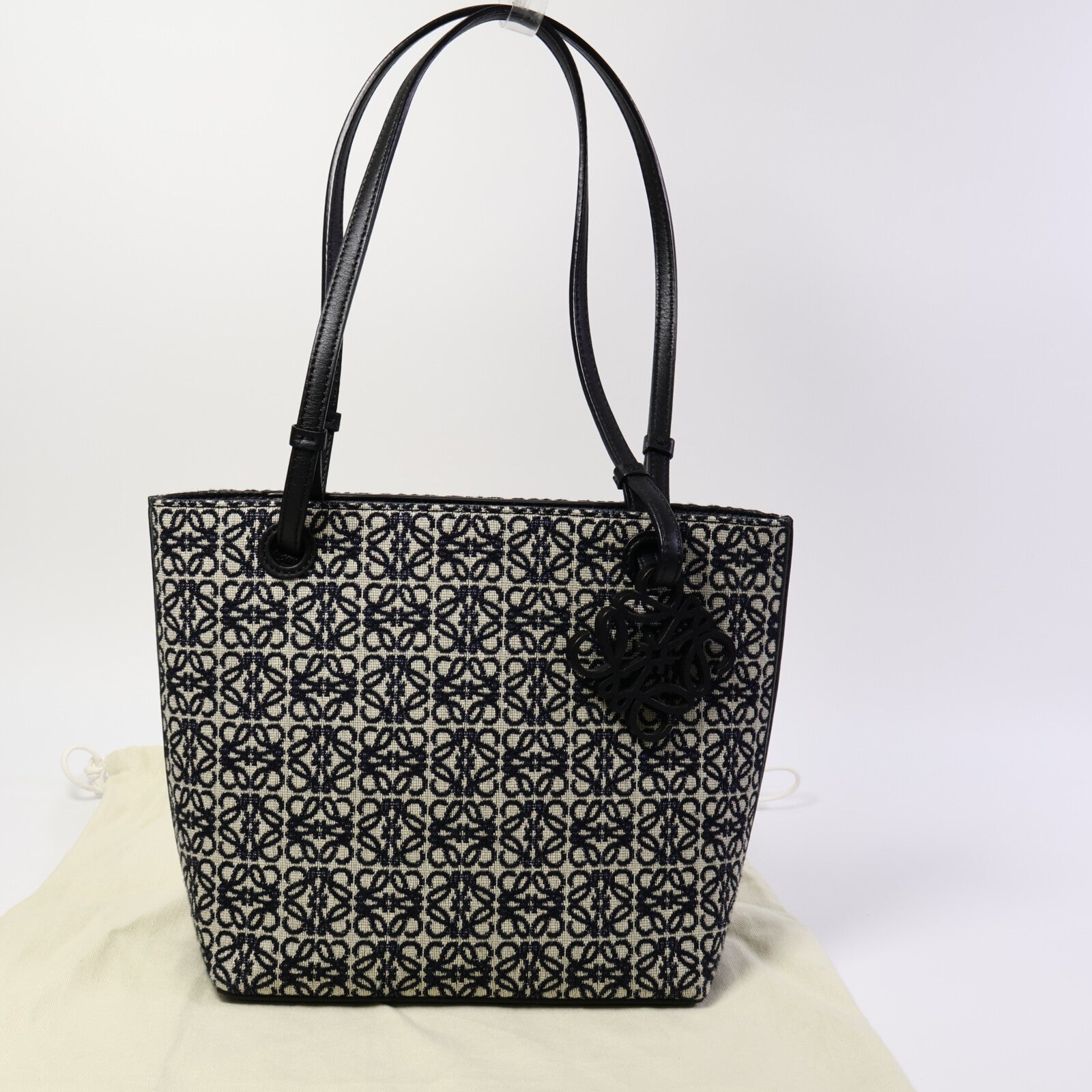LOEWE 帆布Square Anagram Tote肩背袋