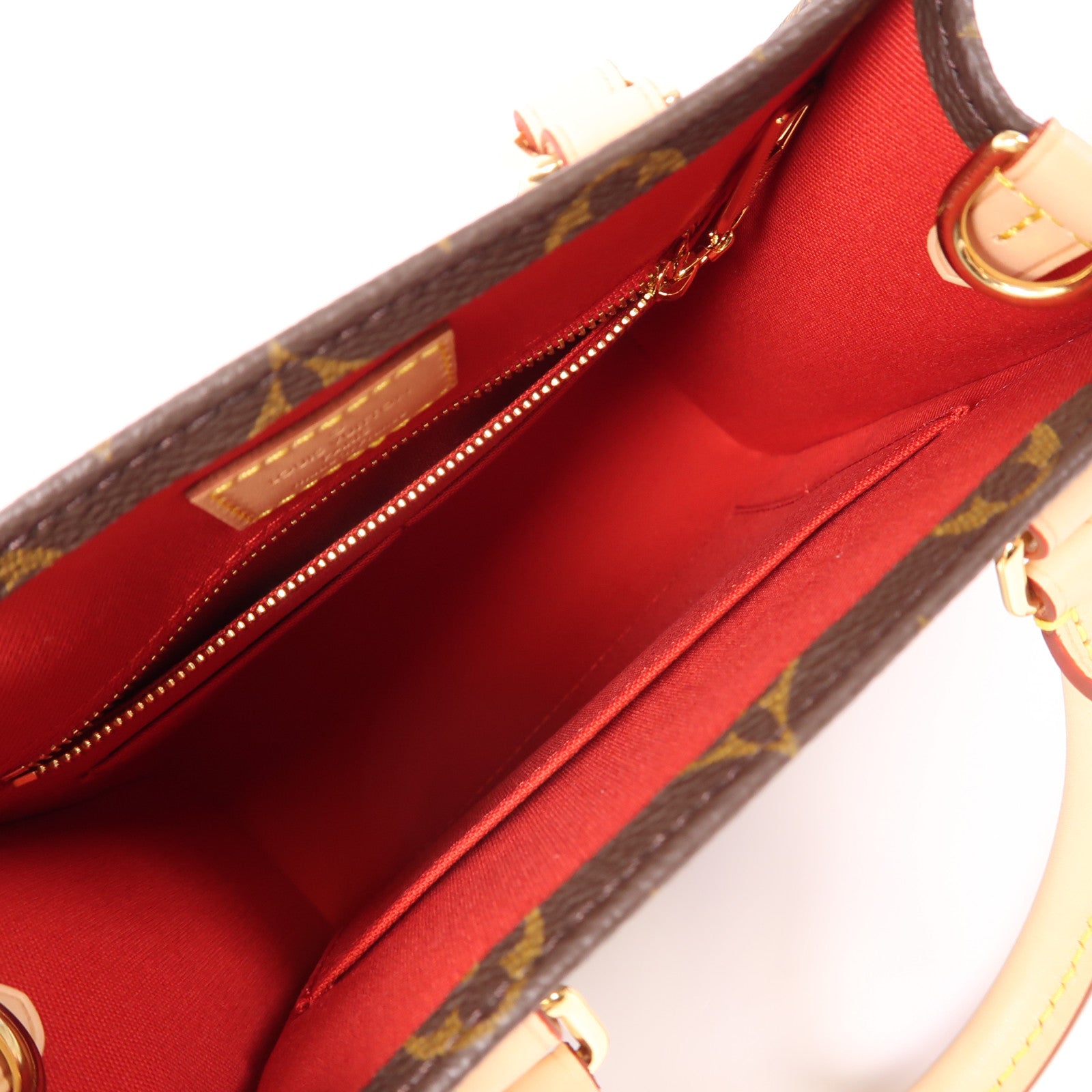 LOUIS VUITTON LV GHW Sac Plat BB 2 Way Shoulder Bag M46265 Monogram Brown