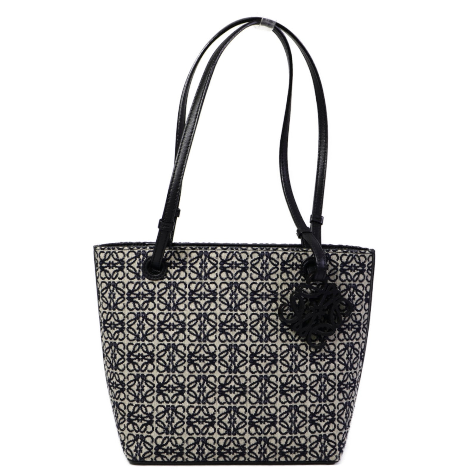 LOEWE 帆布Square Anagram Tote肩背袋