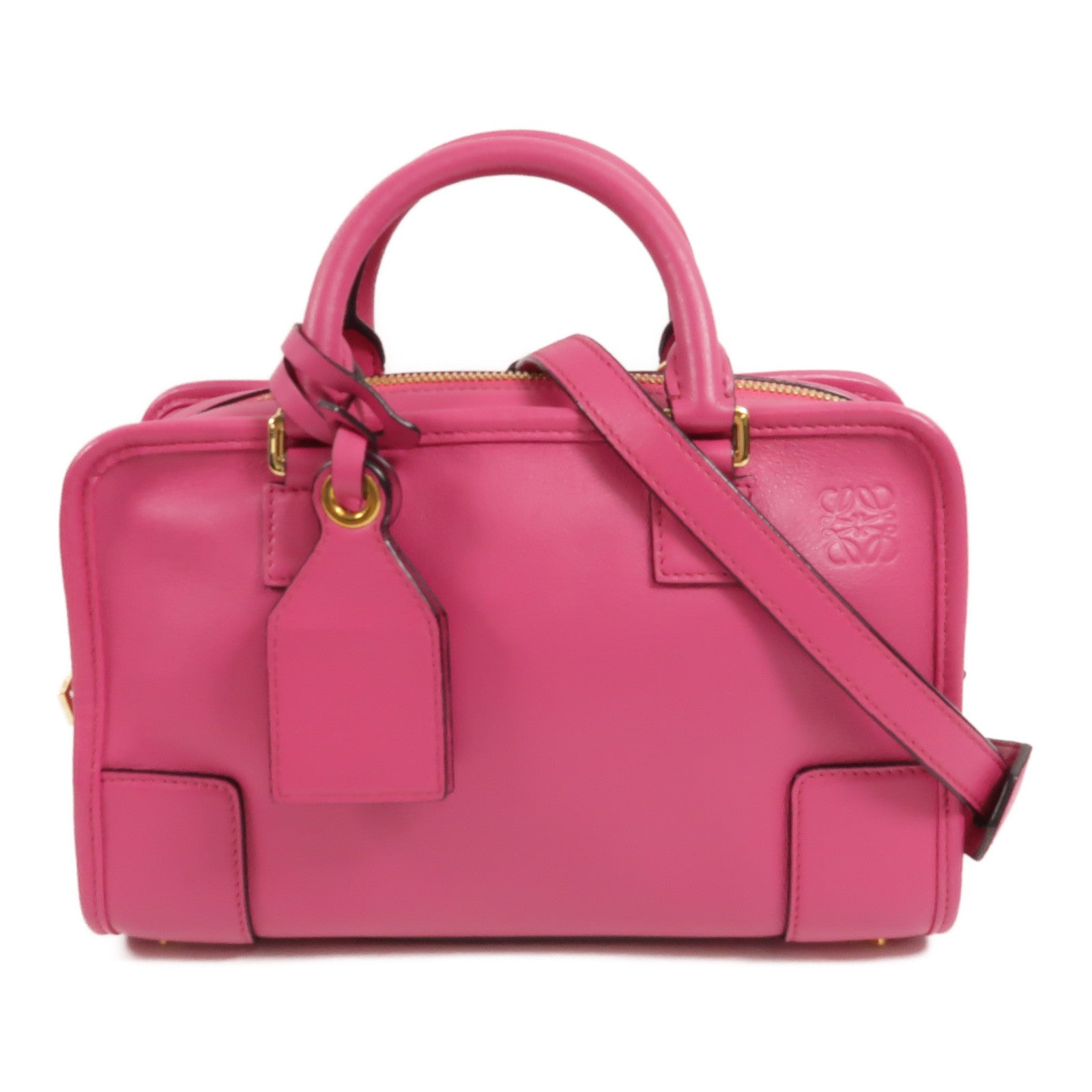 LOEWE 牛皮皮革Amazona手挽肩背兩用袋