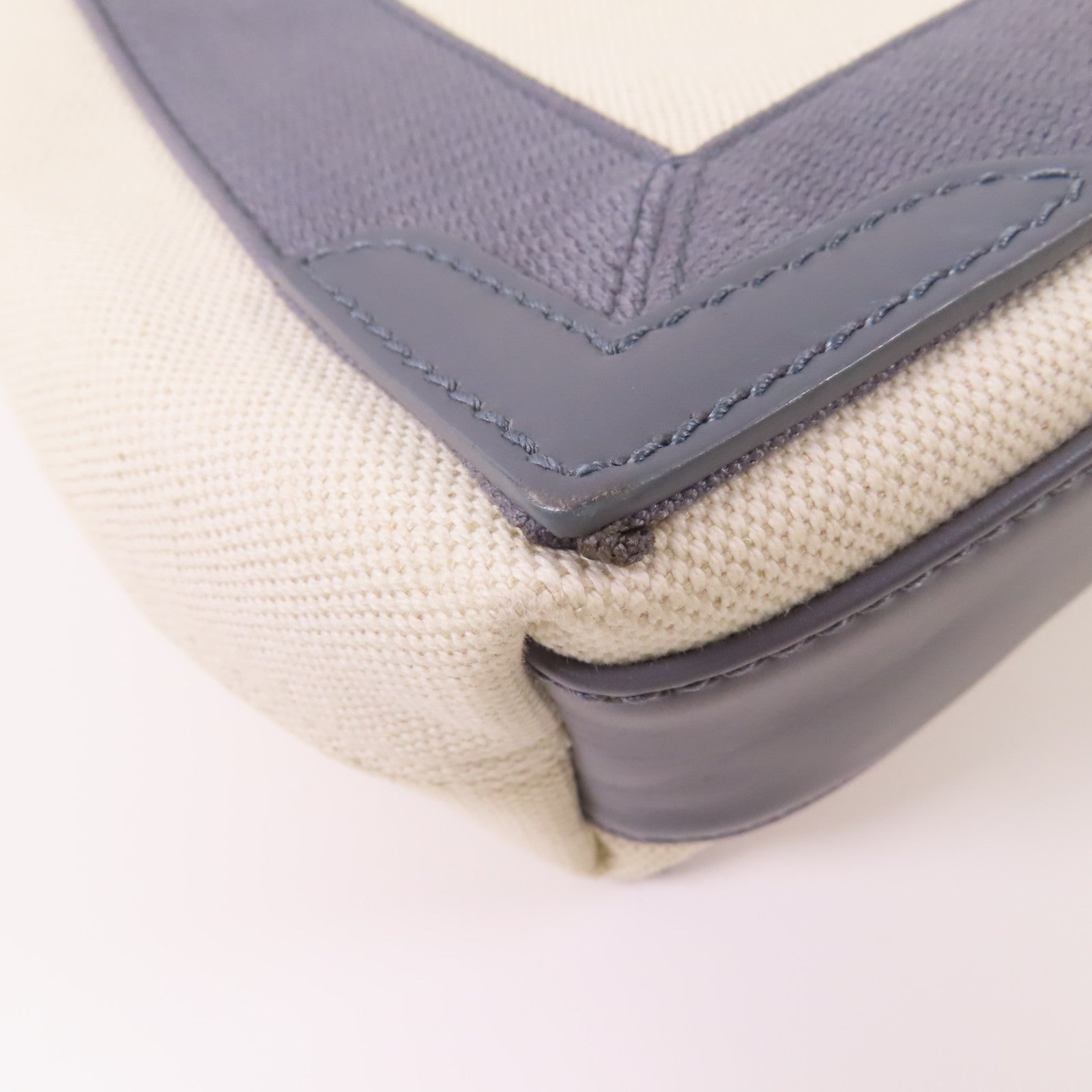BALENCIAGA 帆布/皮革Cabas XS銀扣手挽肩背兩用袋