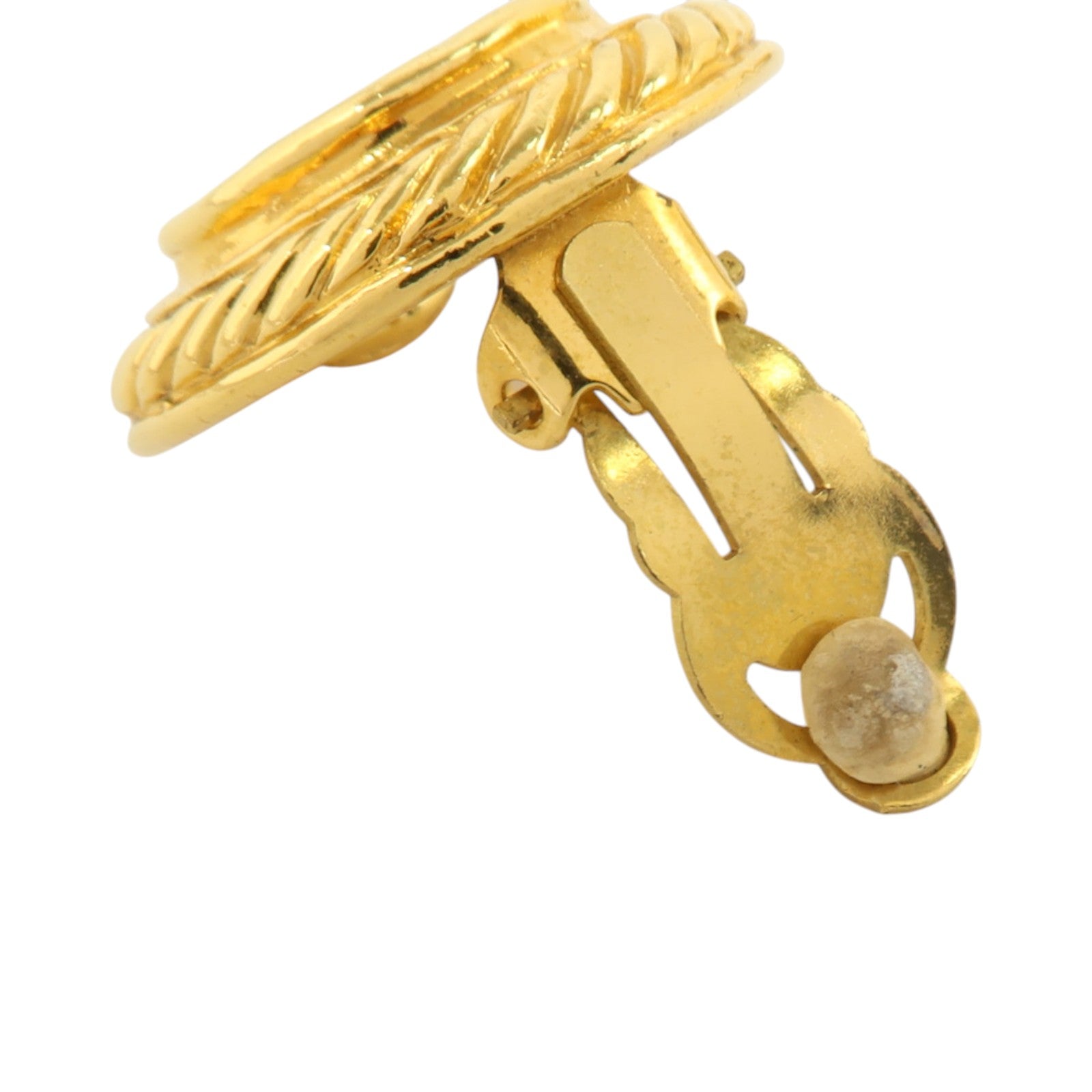 CHANEL 金屬Vintage Earring金扣耳環