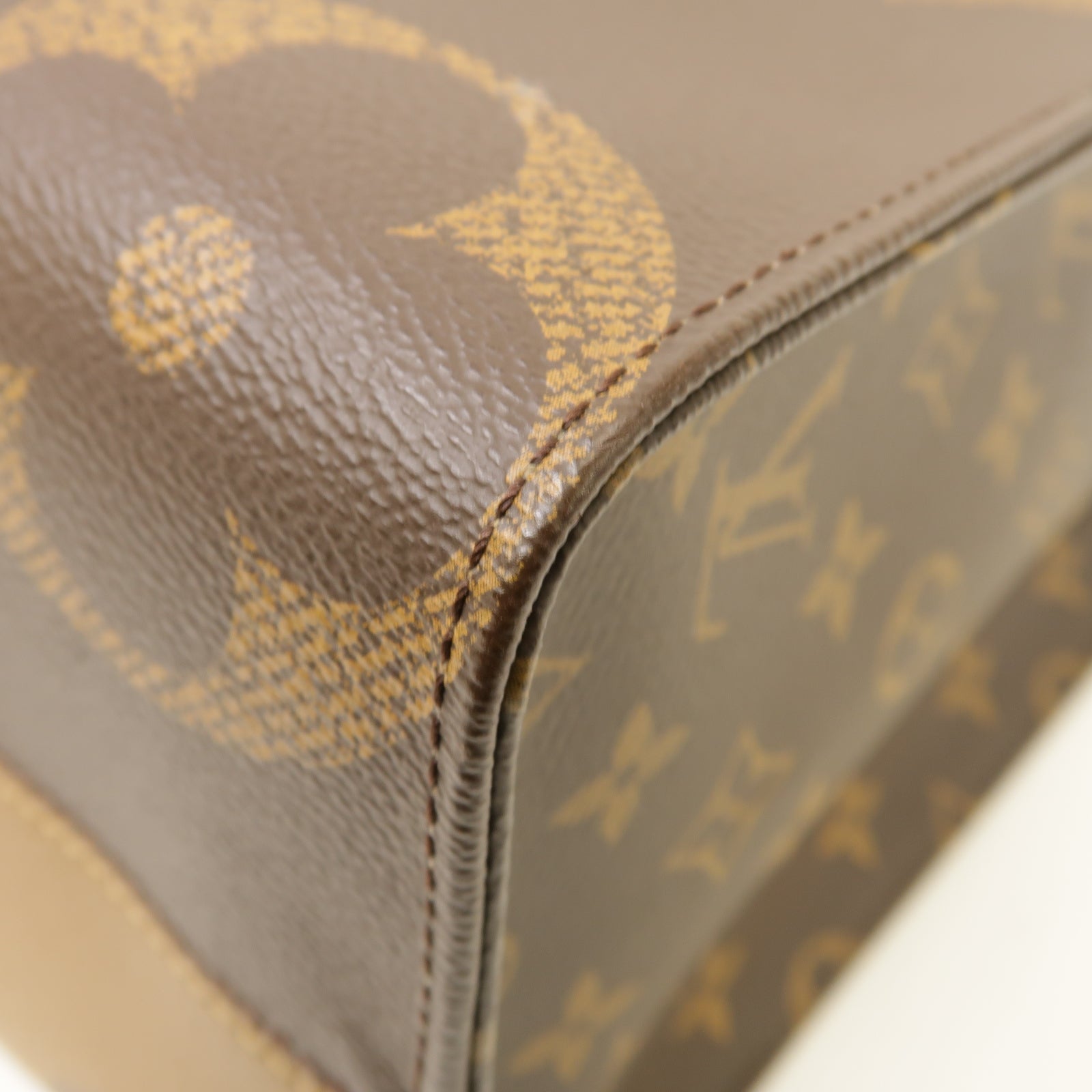 LOUIS VUITTON 【激減優惠】Monogram/Monogram Reverse On The Go MM金扣手挽肩背兩用袋啡色