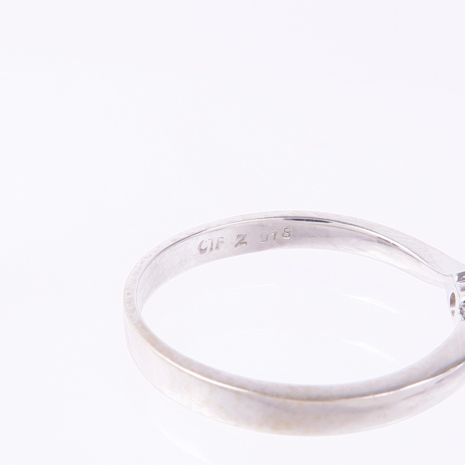 JEWELRY 【激減優惠】18K白金Diamond Ring鑽石戒指US#6.5