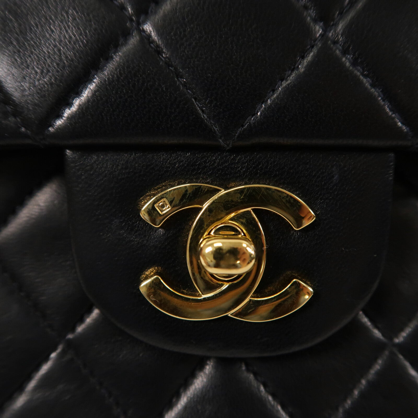 CHANEL 羊皮皮革Vintage Classic Flap鏈帶肩背袋