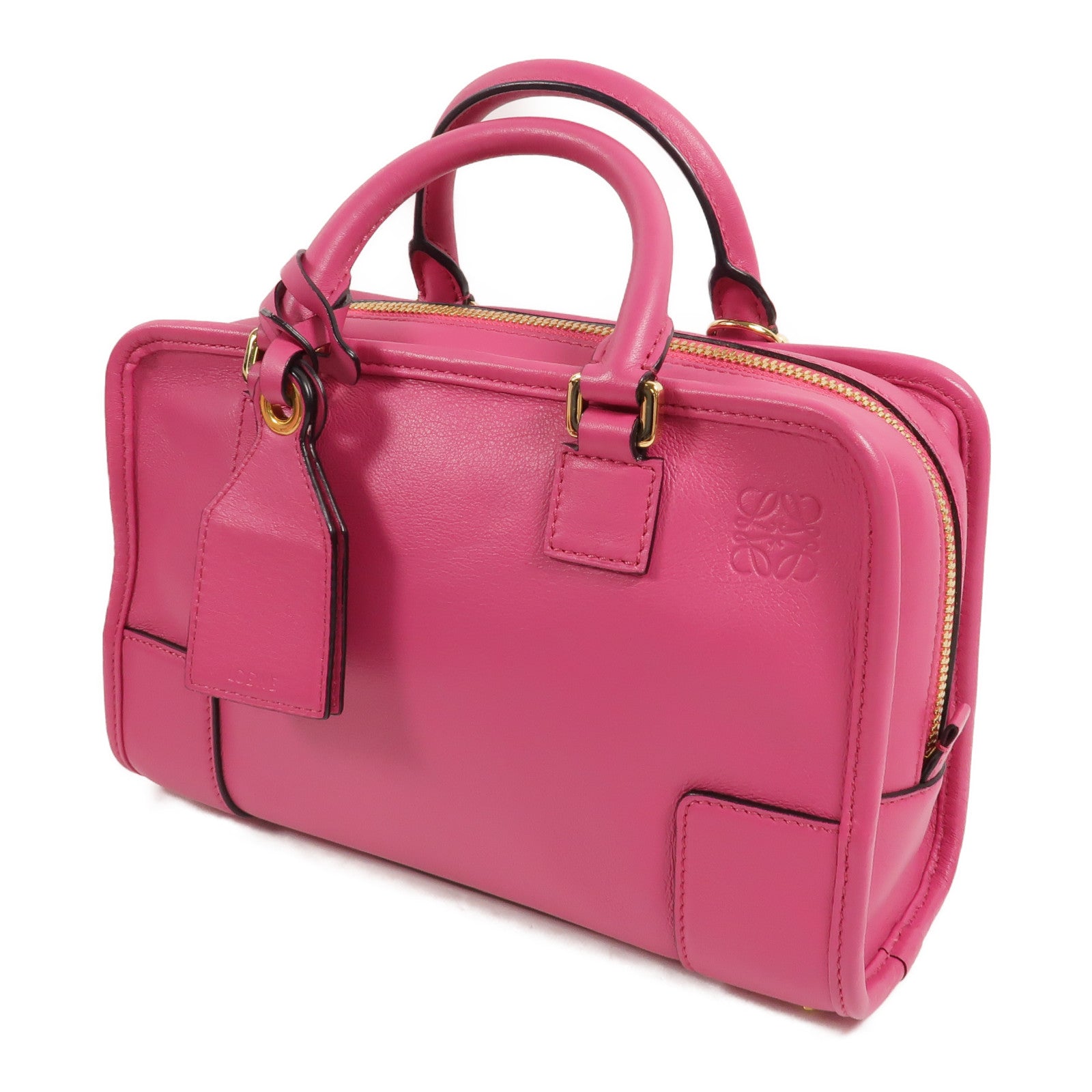 LOEWE 牛皮皮革Amazona手挽肩背兩用袋