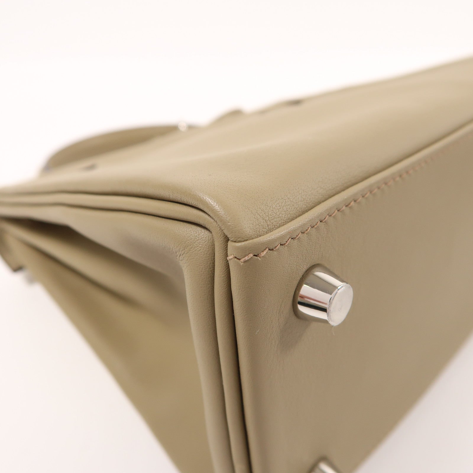 HERMES Swift皮革Kelly 25銀扣手挽肩背兩用袋