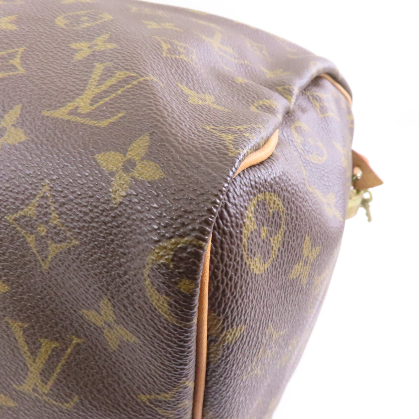 LOUIS VUITTON 【激減優惠】Monogram Speedy 40金扣手挽袋棕色