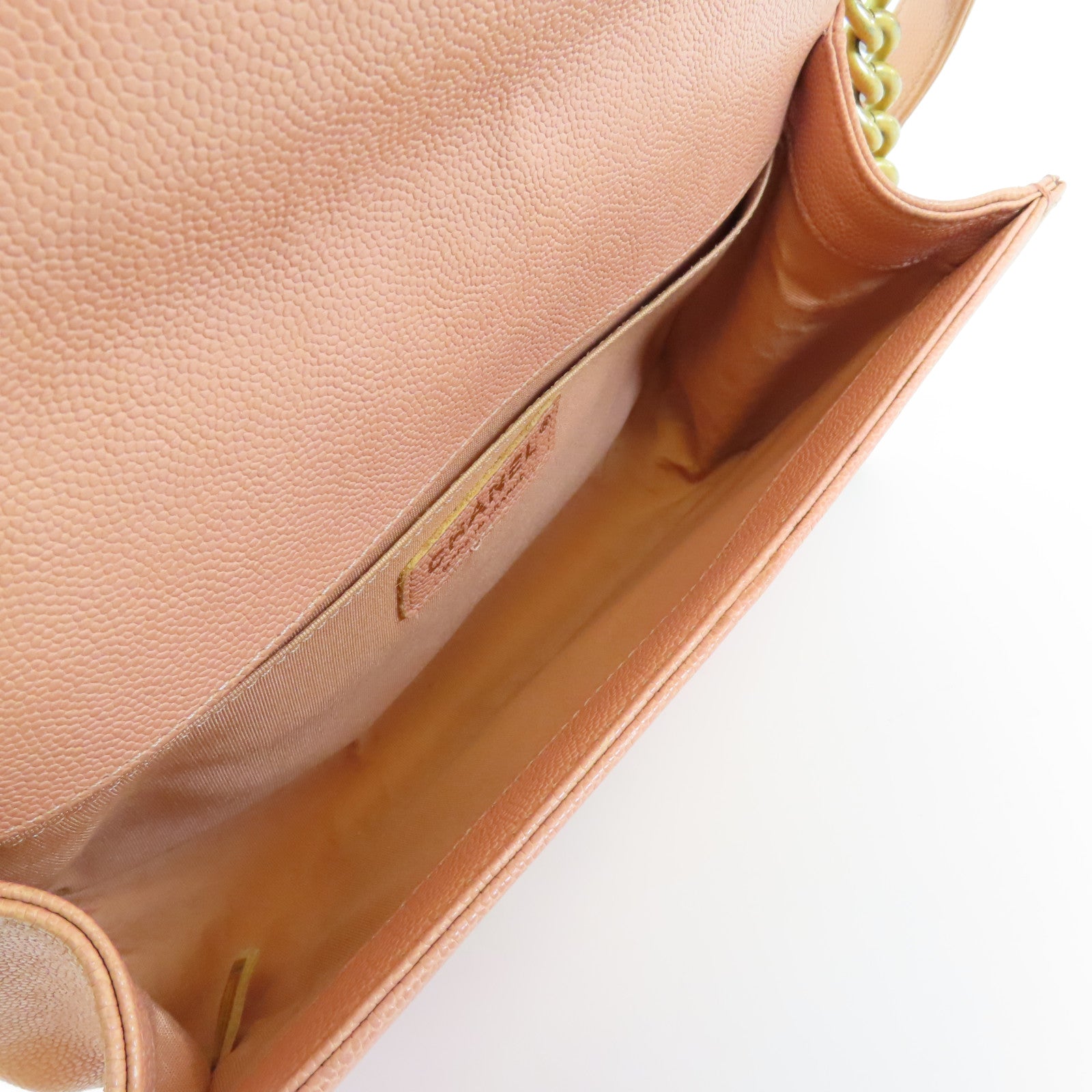 CHANEL 牛皮皮革Boy 25金扣肩背袋