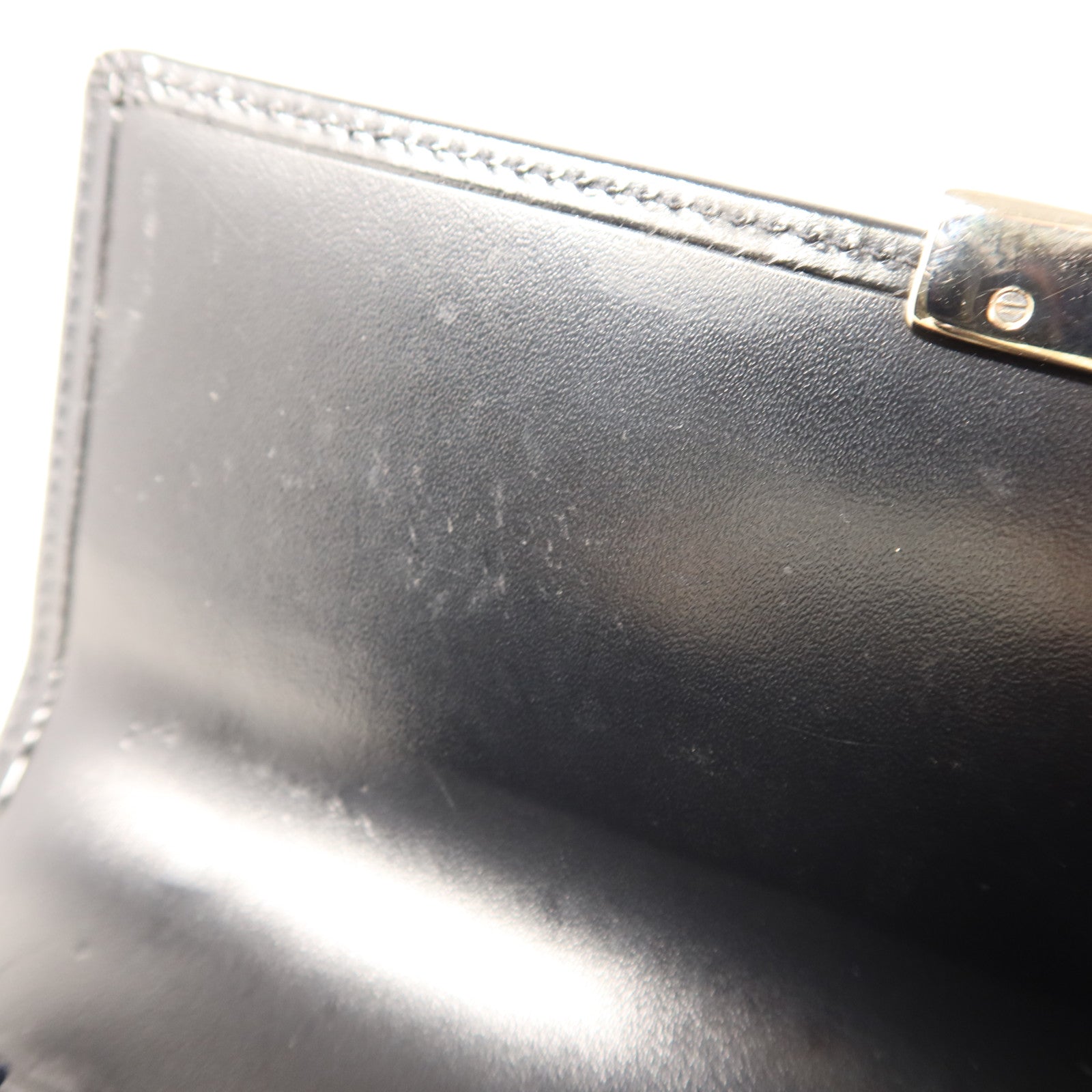 CARTIER 牛皮皮革Long Wallet銀扣長錢包