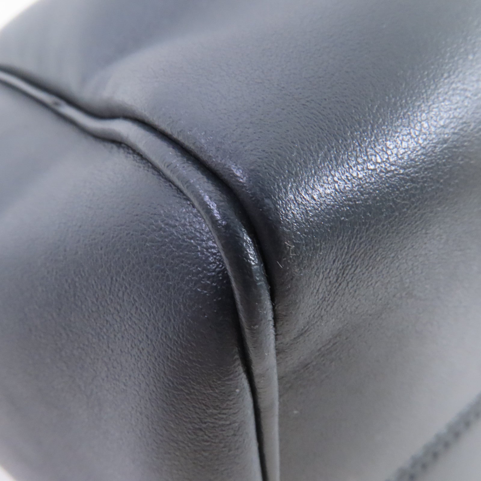 CELINE 牛皮皮革Cabas Cuir Triomphe 2Way Shoulder Bag手挽肩背兩用袋灰色