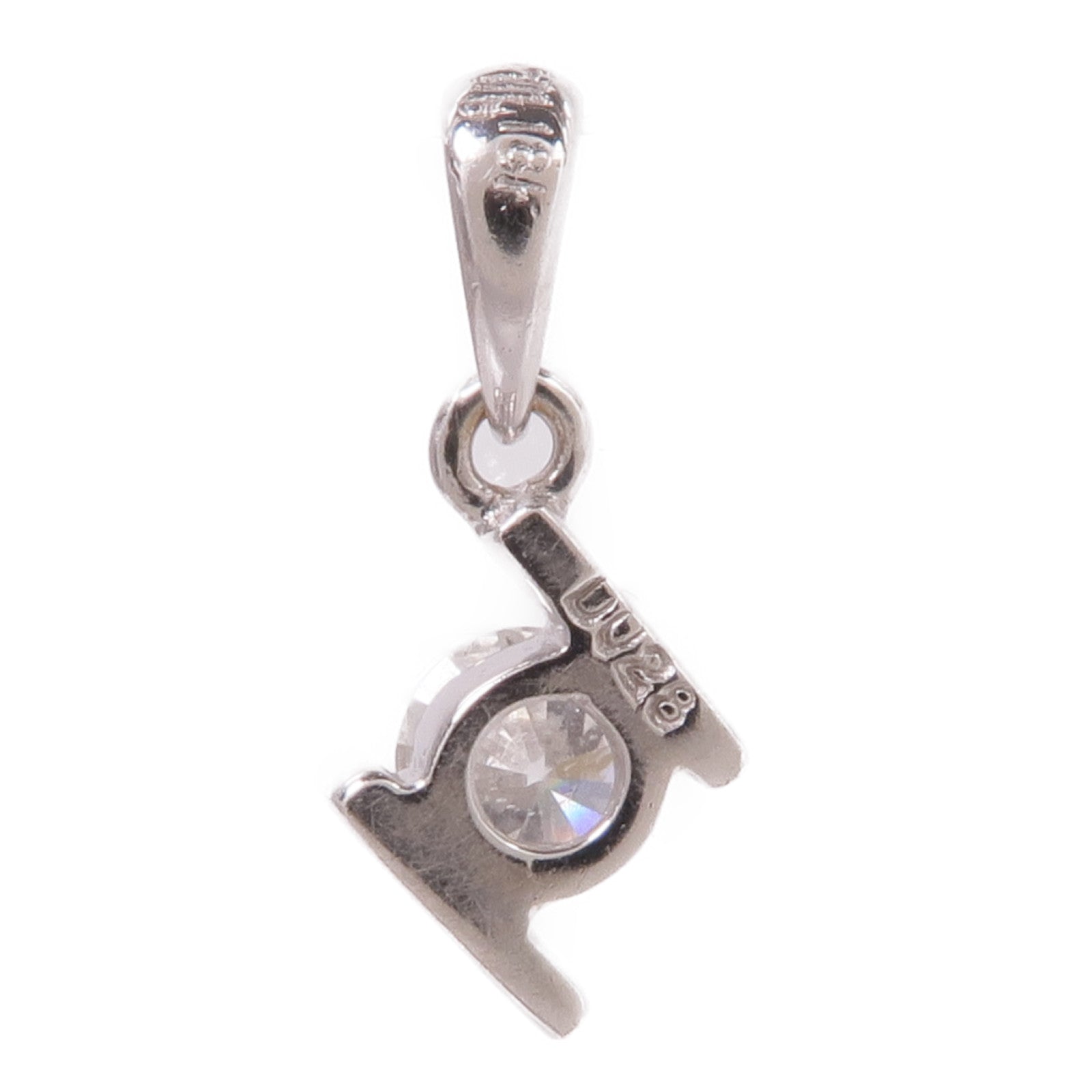 JEWELRY 18K白金Diamond Pendant Top鑽石吊墜