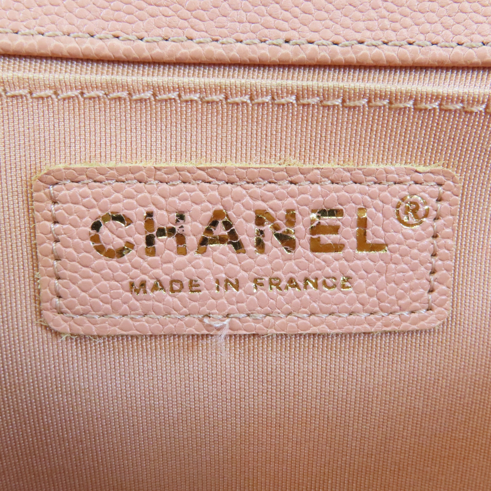 CHANEL 牛皮皮革Boy 25金扣肩背袋