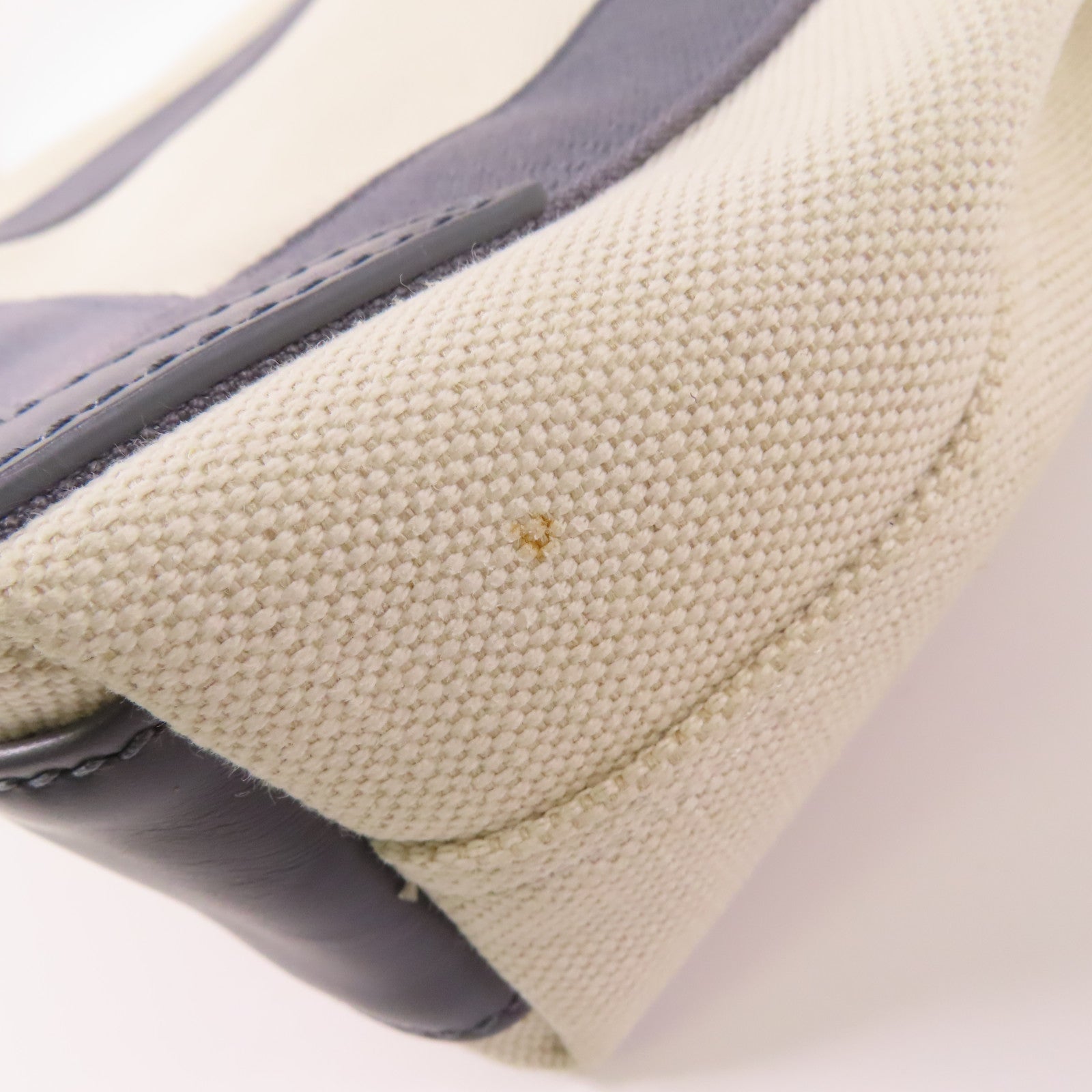BALENCIAGA 帆布/皮革Cabas XS銀扣手挽肩背兩用袋