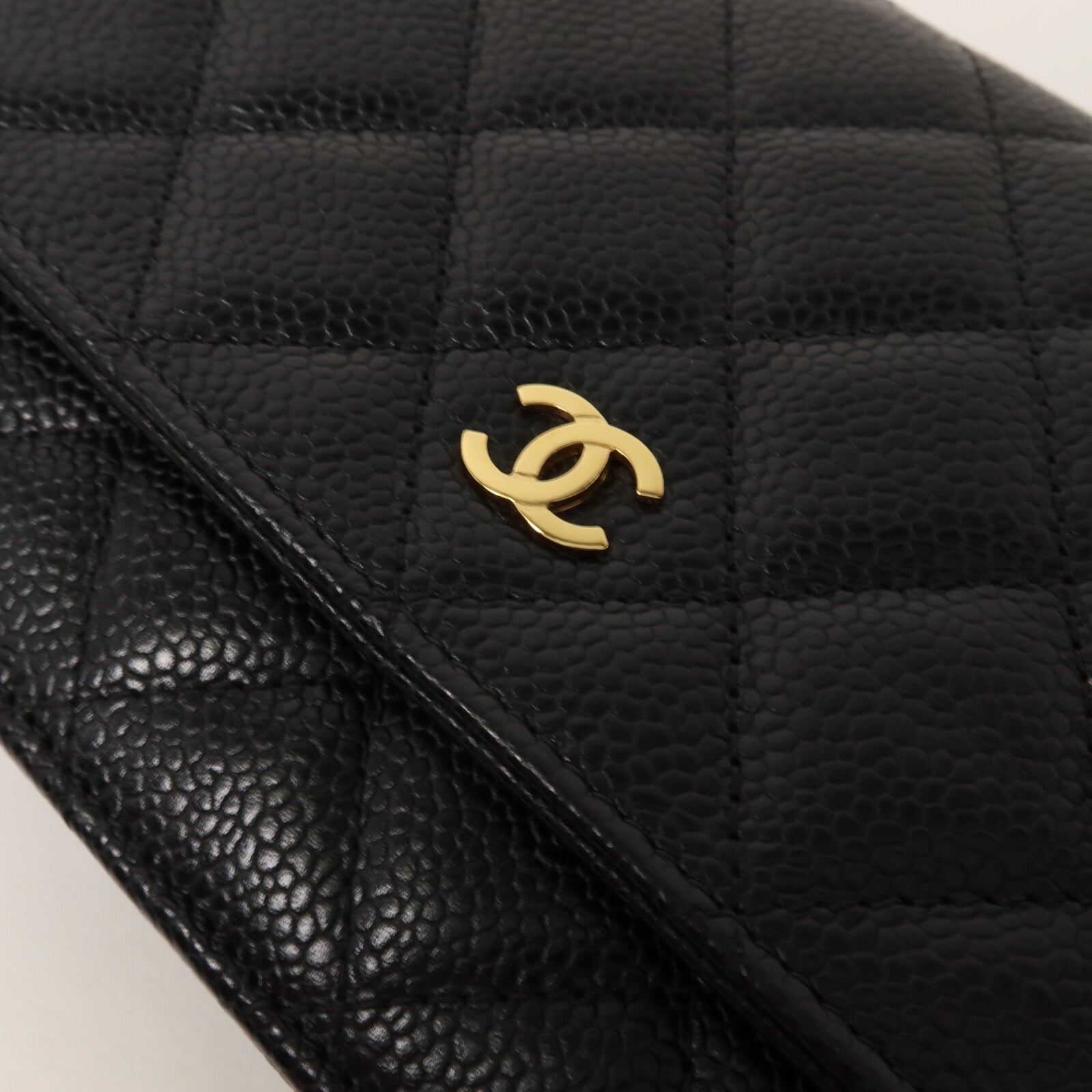 CHANEL 牛皮皮革WOC Wallet On Chain鏈帶肩背袋