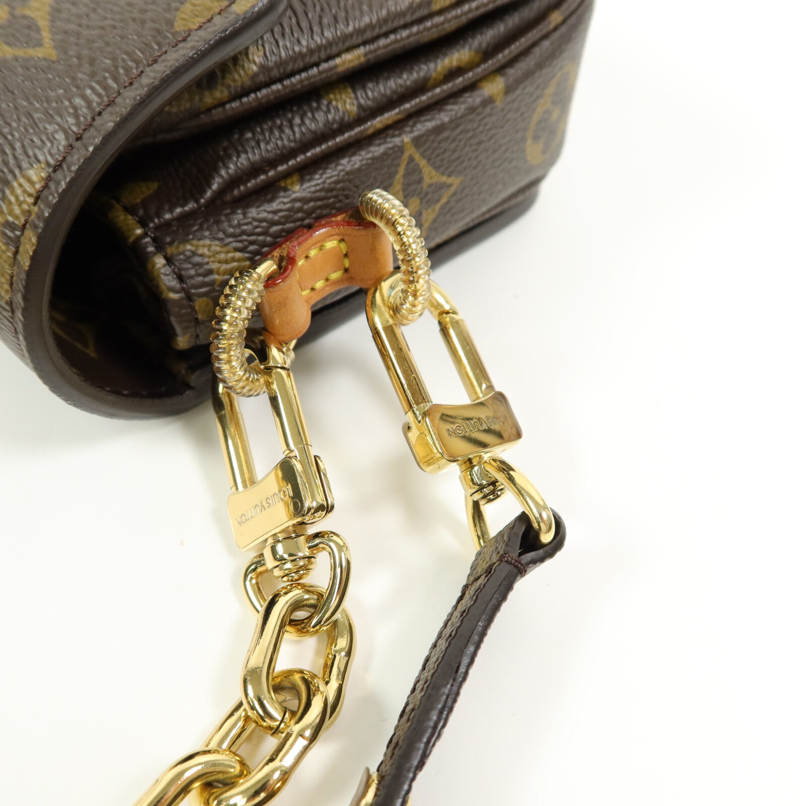 LOUIS VUITTON Monogram Pochette Metis East West手挽肩背兩用袋