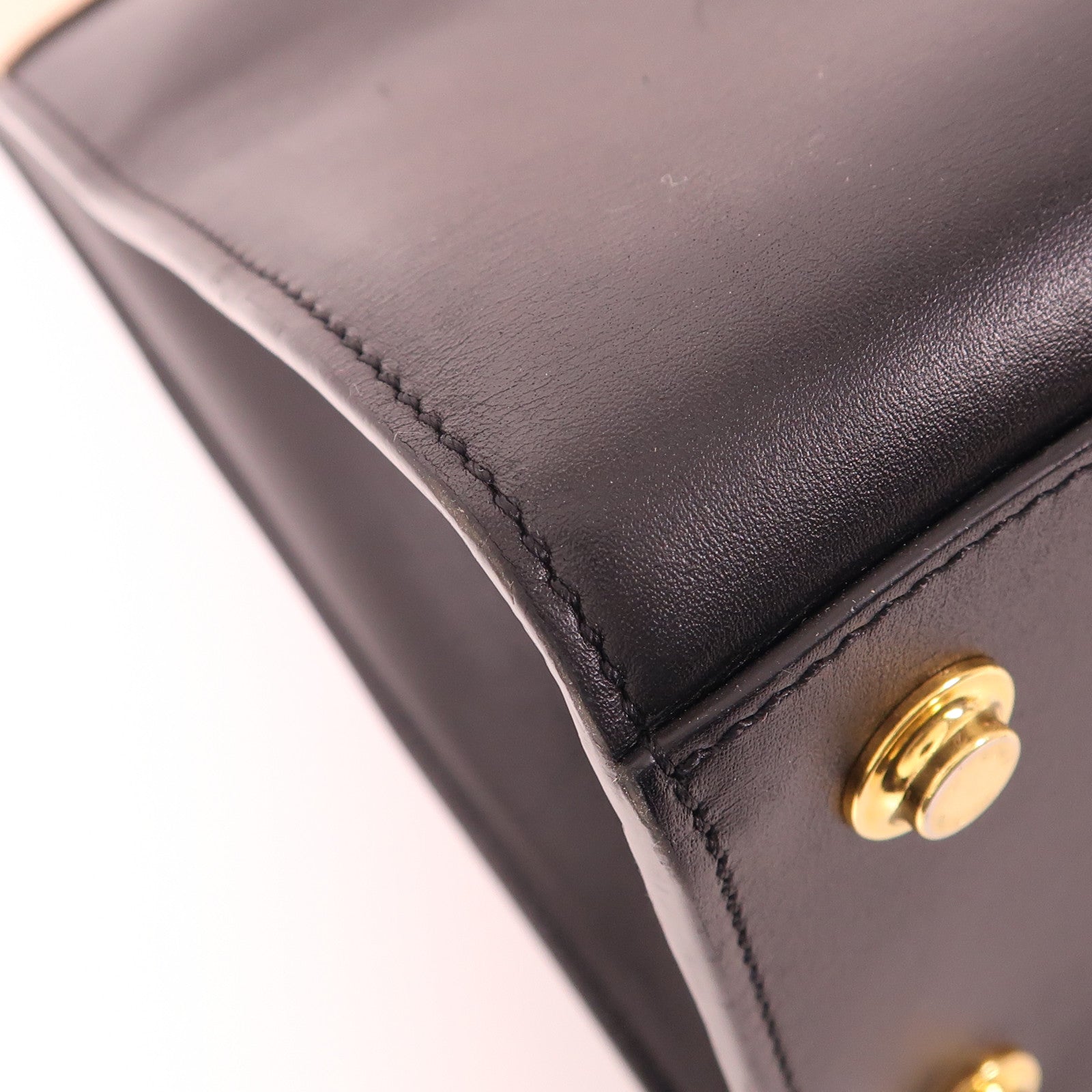LOUIS VUITTON LV GHW City Steamer MM 2 Way Bag M42190 Calfskin Black/Beige/Red