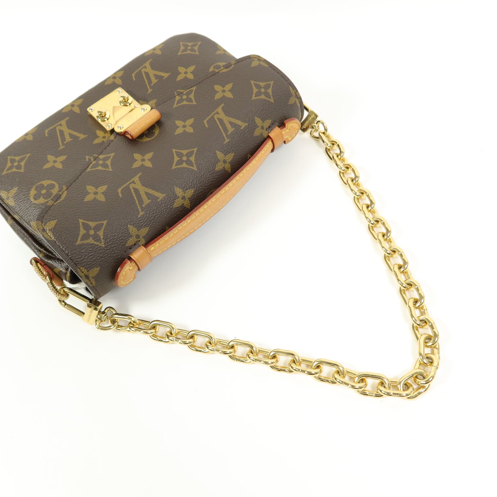 LOUIS VUITTON Monogram Pochette Metis East West手挽肩背兩用袋