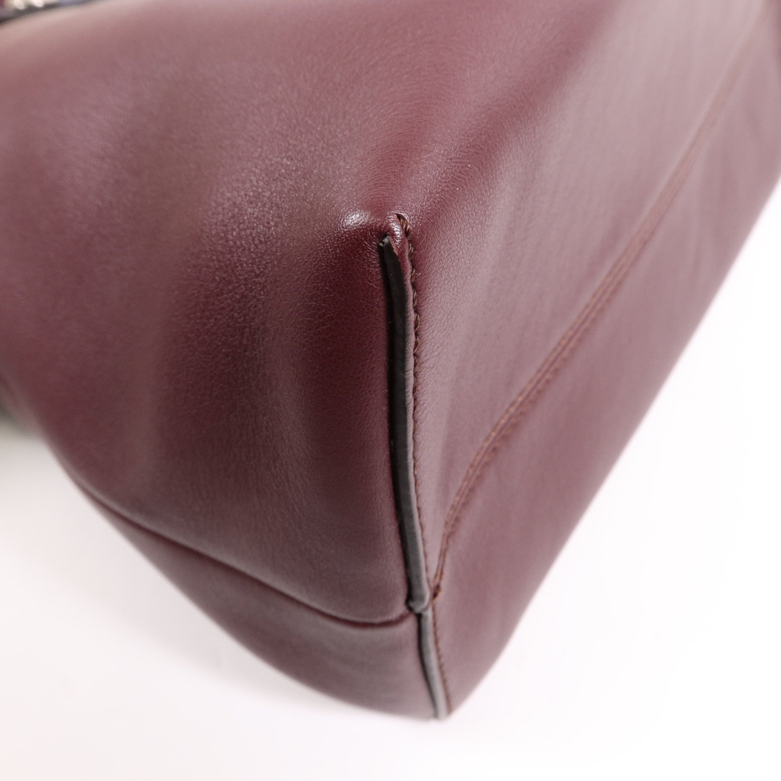 FENDI 牛皮皮革By The Way銀扣手挽肩背兩用袋