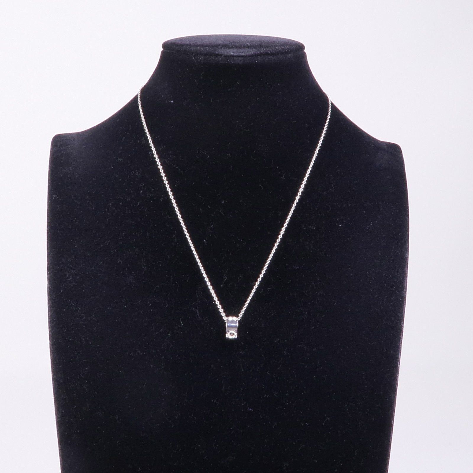 LOUIS VUITTON 18K白金Empreinte Pendant項鍊