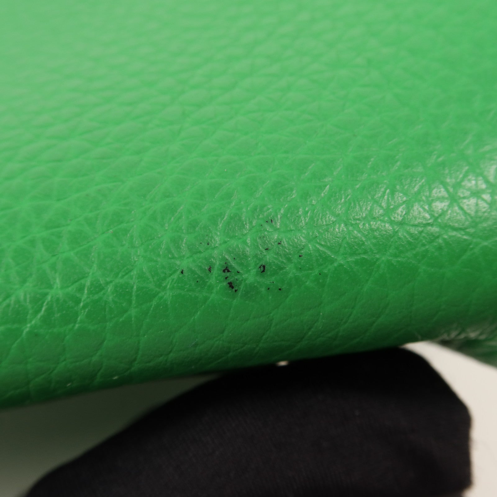 HERMES Clemence皮革Victoria銀扣肩背袋