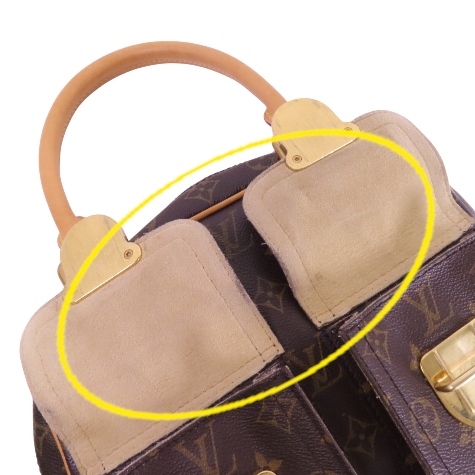 LOUIS VUITTON Monogram Manhttan PM金扣肩背袋