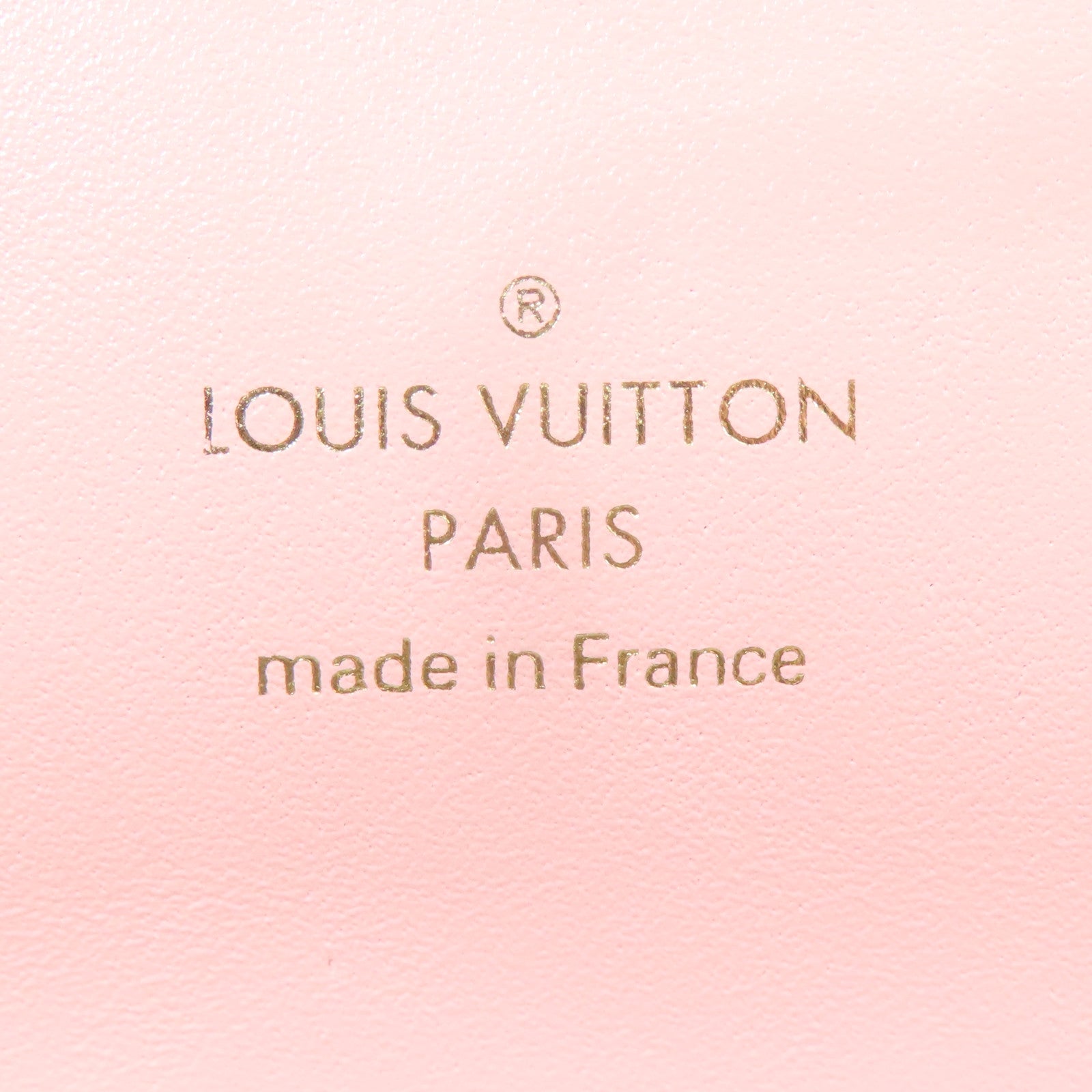 LOUIS VUITTON LV Flore Chain Wallet Shoulder Bag M67405 Monogram Brown Pink