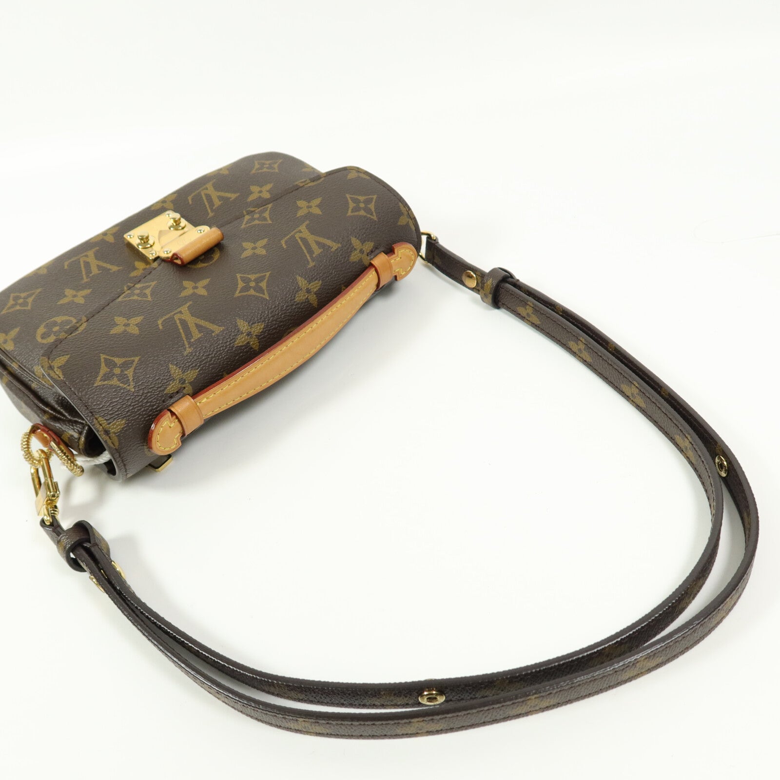LOUIS VUITTON Monogram Pochette Metis East West手挽肩背兩用袋