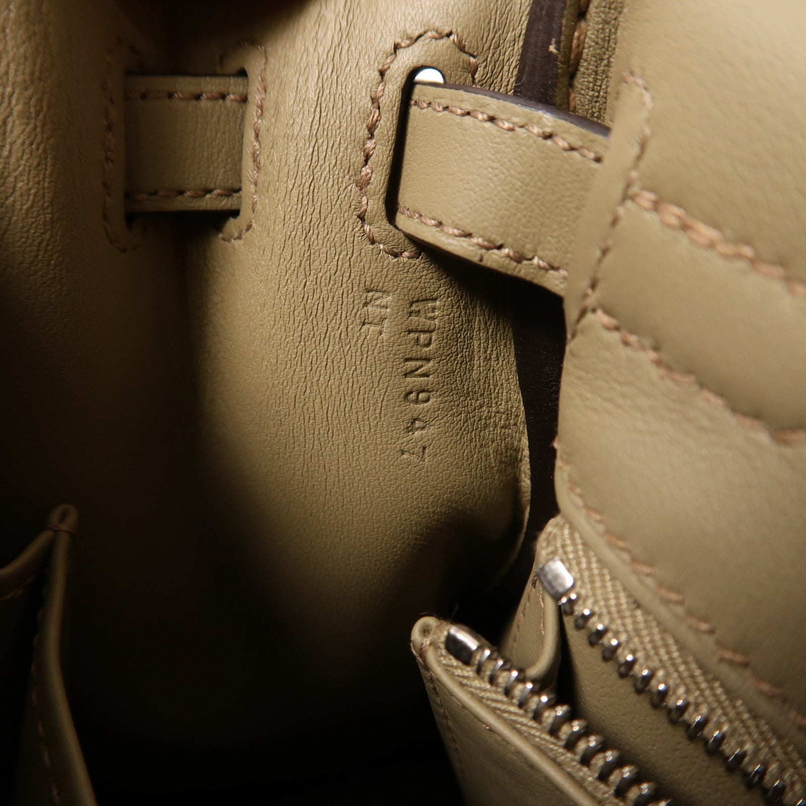 HERMES Swift皮革Kelly 25銀扣手挽肩背兩用袋