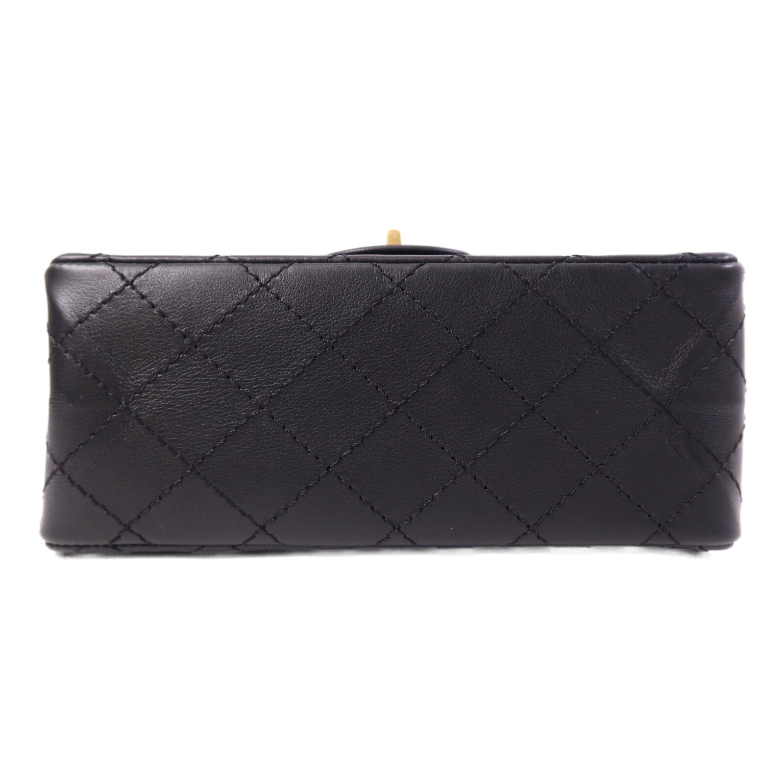 CHANEL 牛皮皮革Mini 2.55金扣鏈帶肩背袋