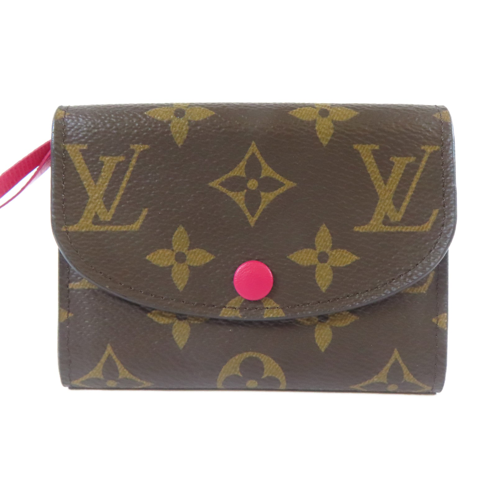 LOUIS VUITTON Monogram Rosalie Coin Purse金扣零錢包啡色