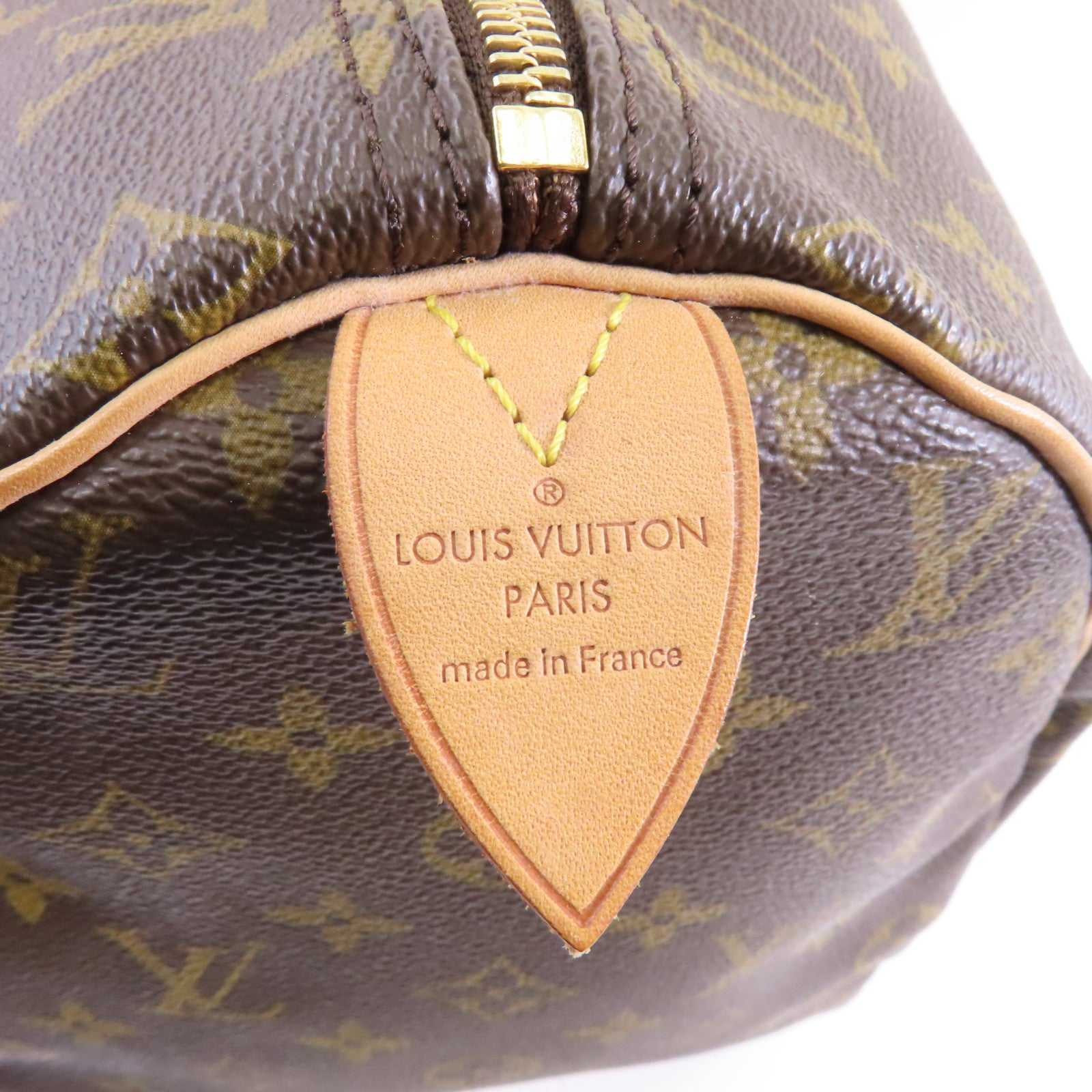 LOUIS VUITTON 【激減優惠】Monogram Speedy 40金扣手挽袋棕色
