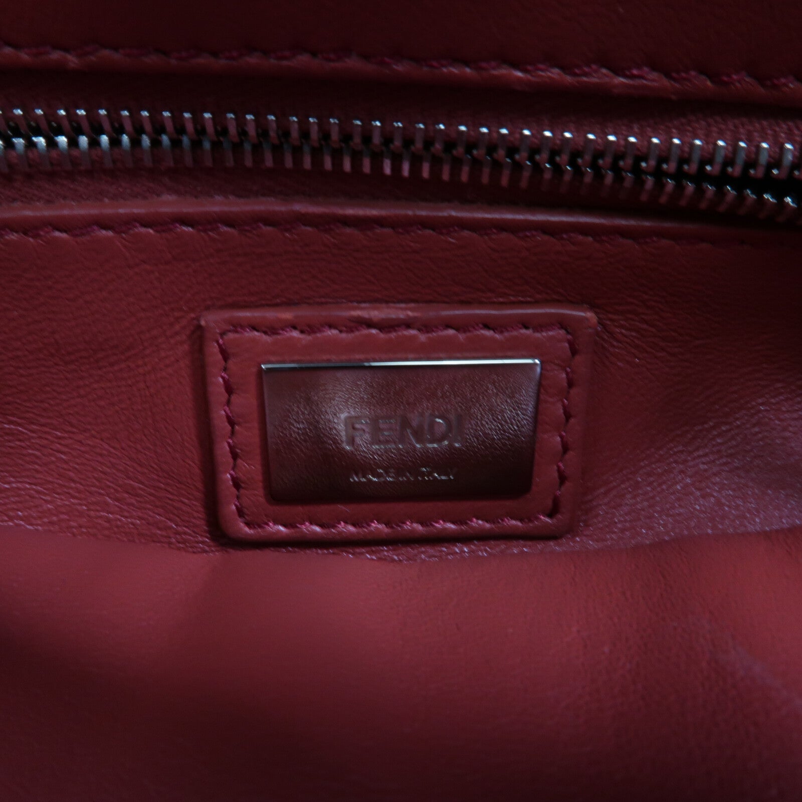 FENDI 羊皮皮革Peekaboo手挽肩背兩用袋