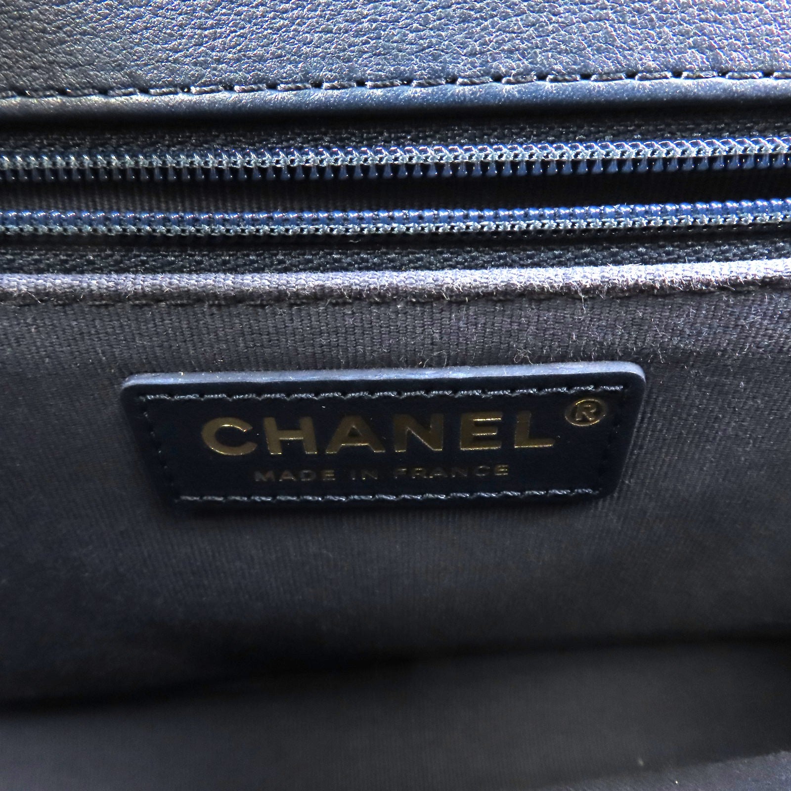 CHANEL 【激減優惠】斜紋軟呢Small Flap Bag Top Handle金扣手挽肩背兩用袋