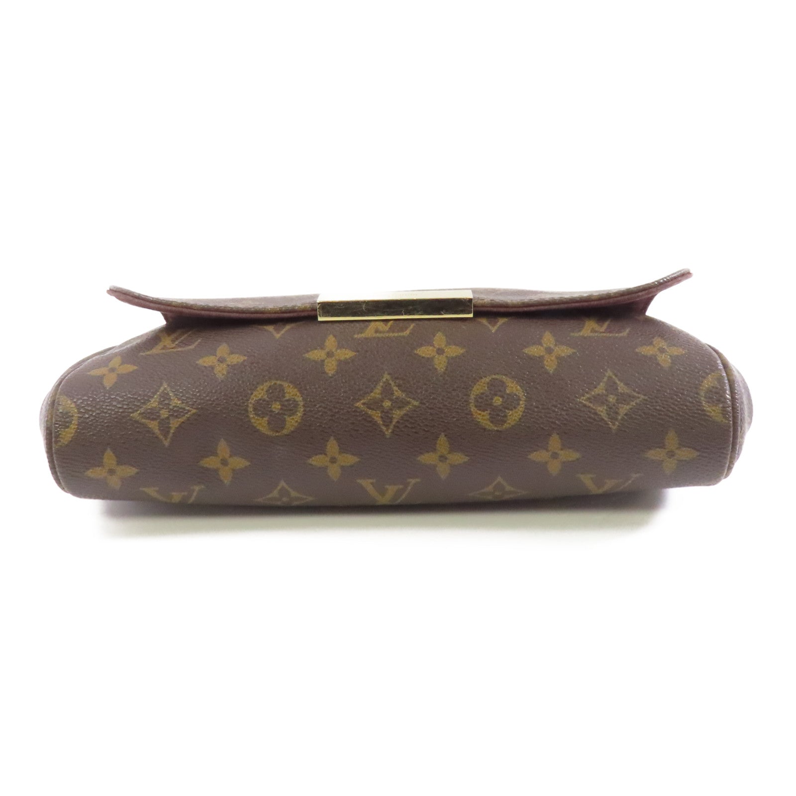 LOUIS VUITTON Monogram Favorite MM金扣手挽肩背兩用袋啡色