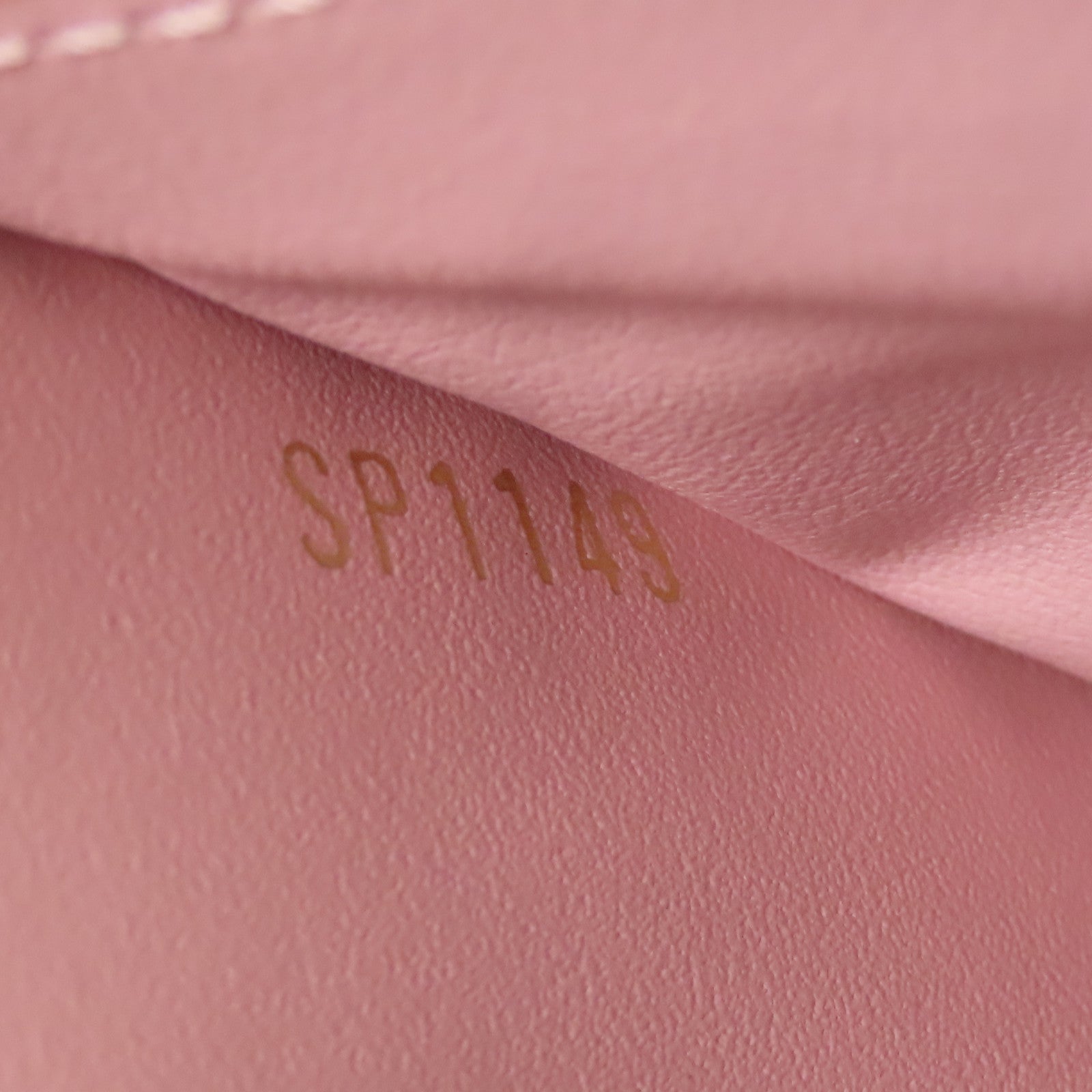 LOUIS VUITTON LV Flore Chain Wallet Shoulder Bag M67405 Monogram Brown Pink