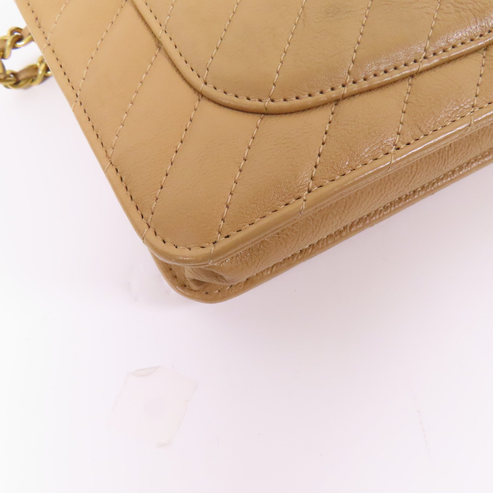 CHANEL 牛皮皮革Wallet On Chain金扣鏈帶肩背袋