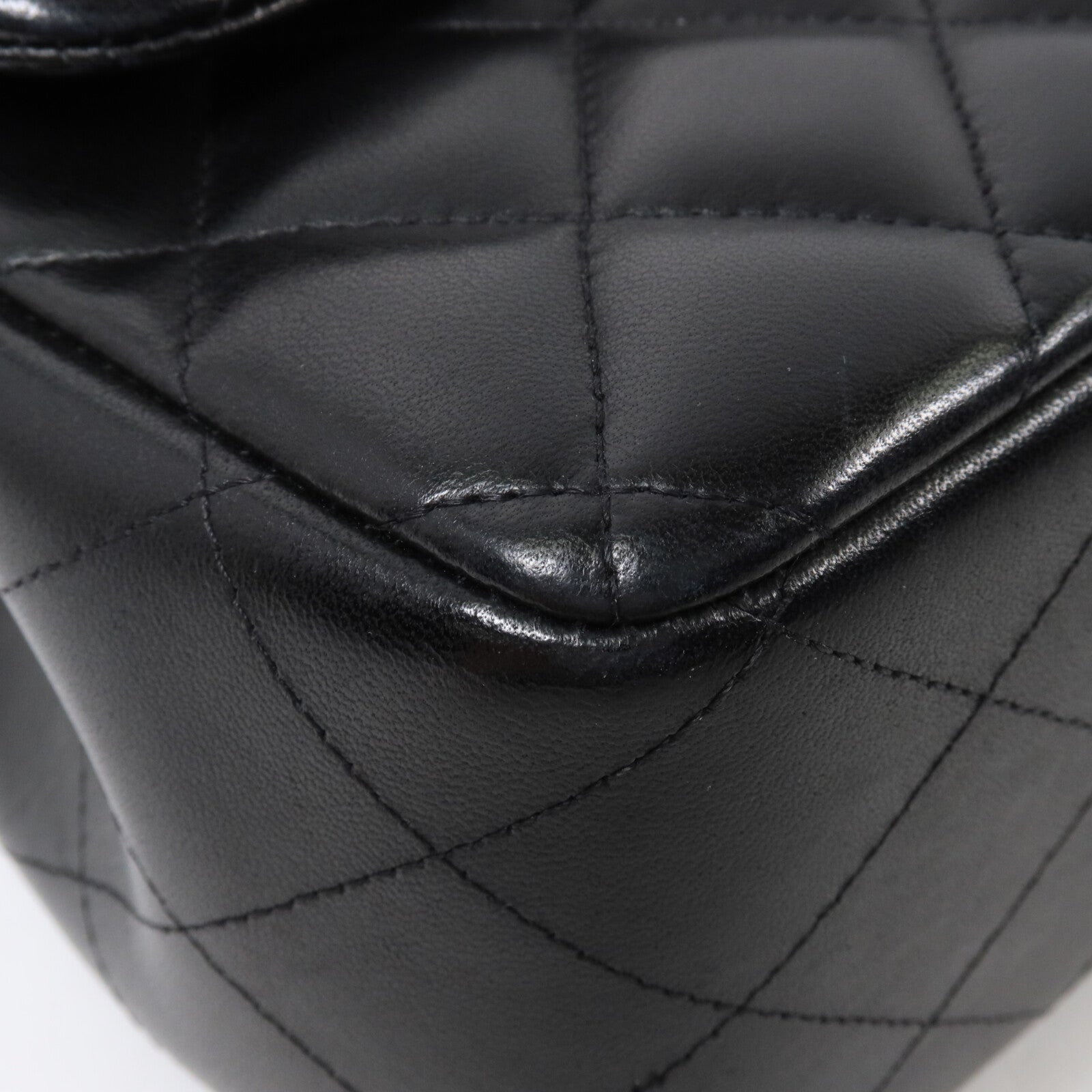 CHANEL 羊皮皮革Large Classic鏈帶肩背袋