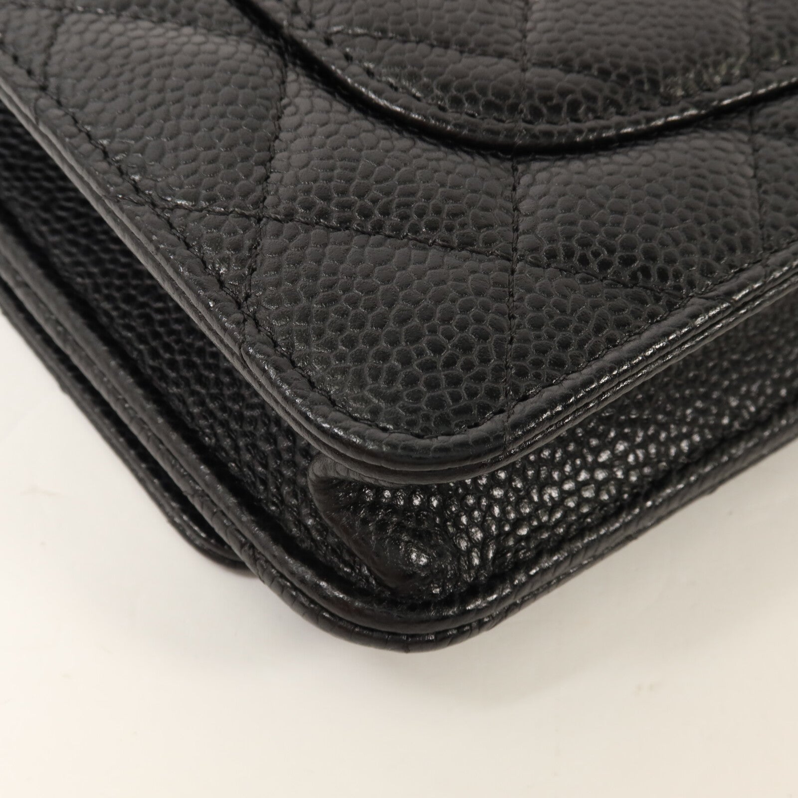 CHANEL 牛皮皮革WOC Wallet On Chain鏈帶肩背袋